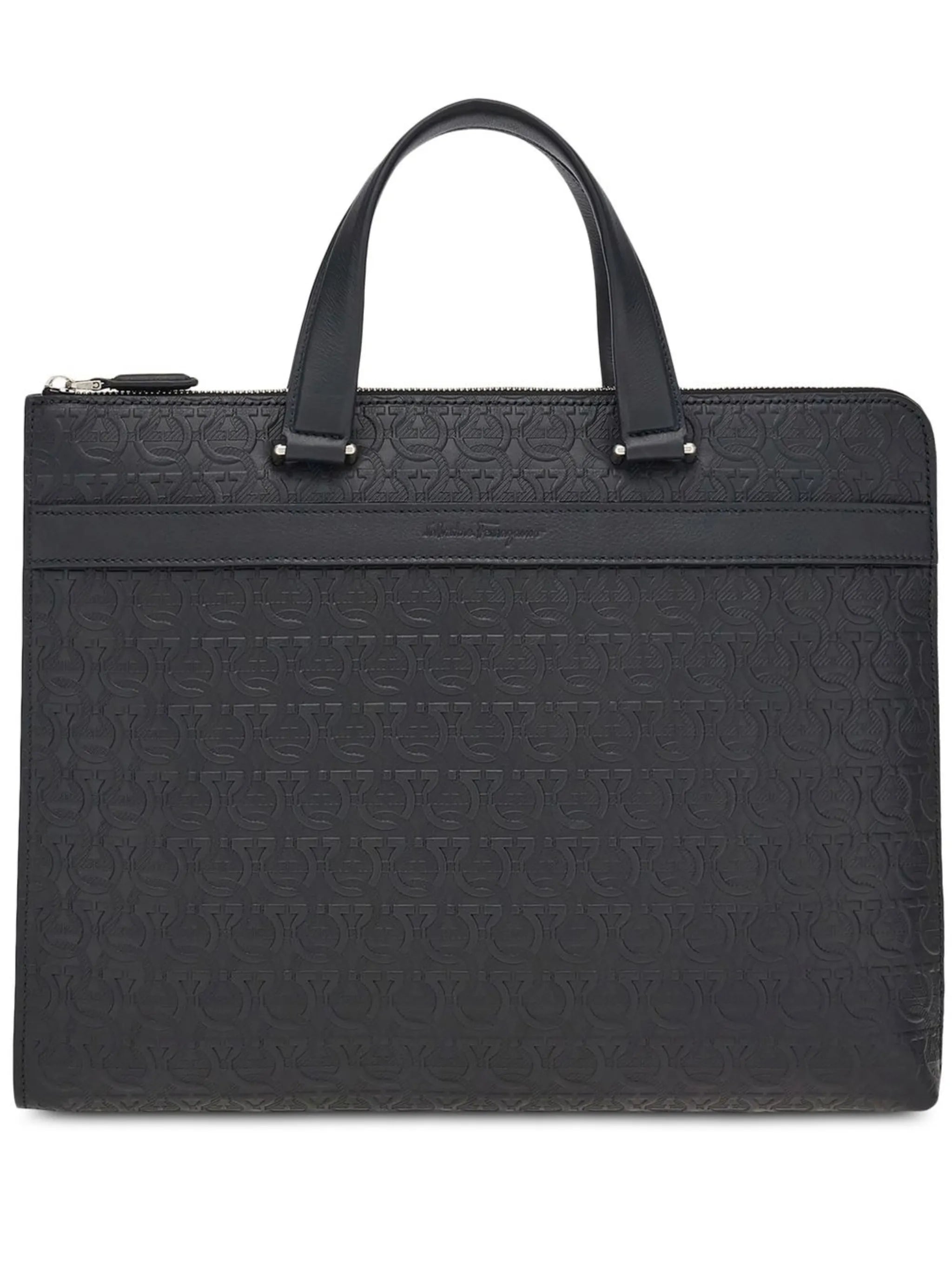 Gancini-pattern laptop case