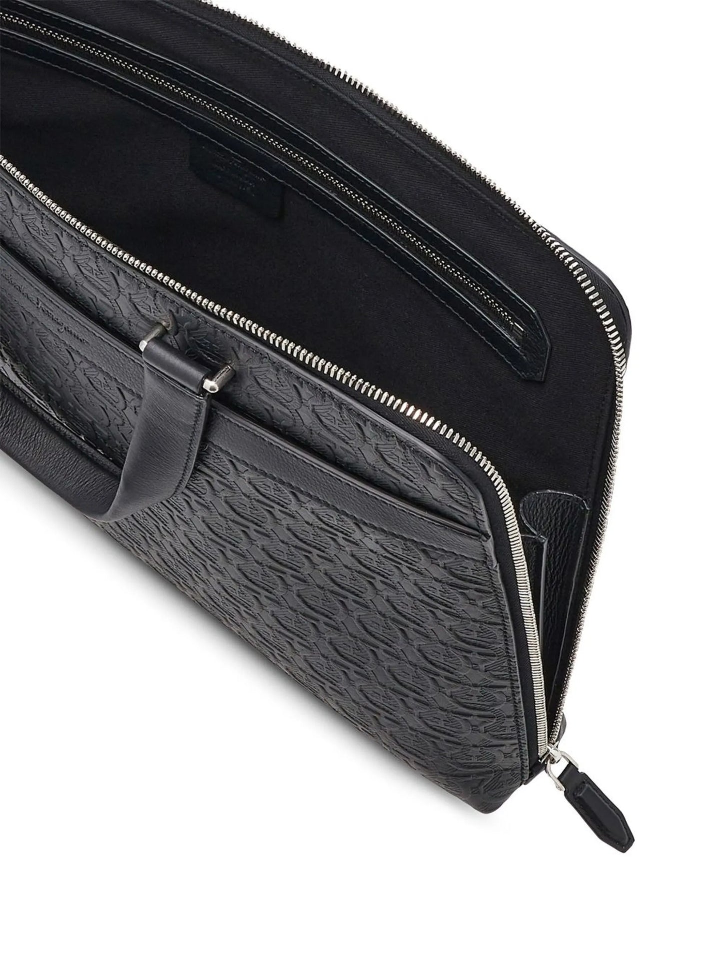 Gancini-pattern laptop case