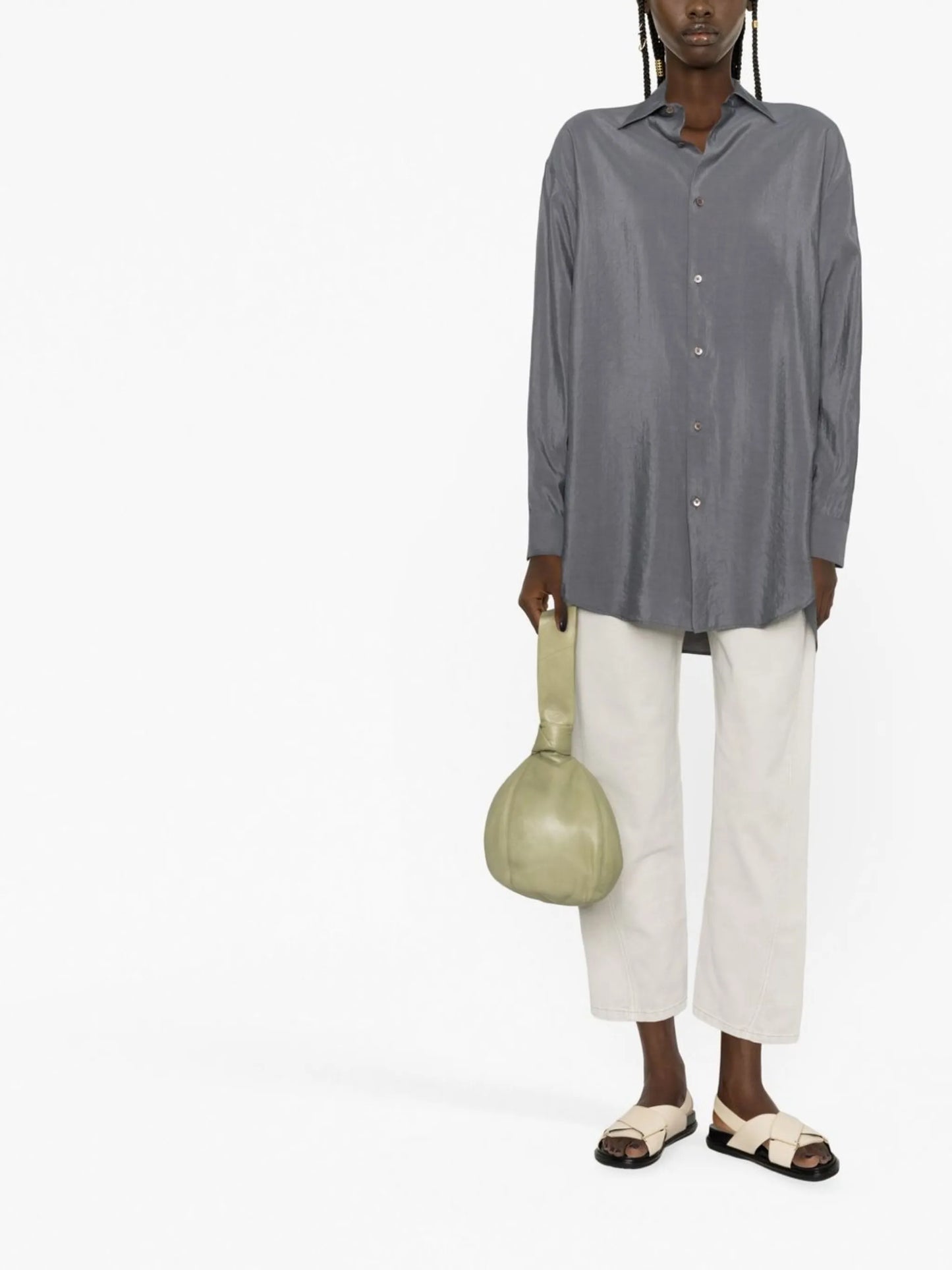 long-sleeve button-up shirt
