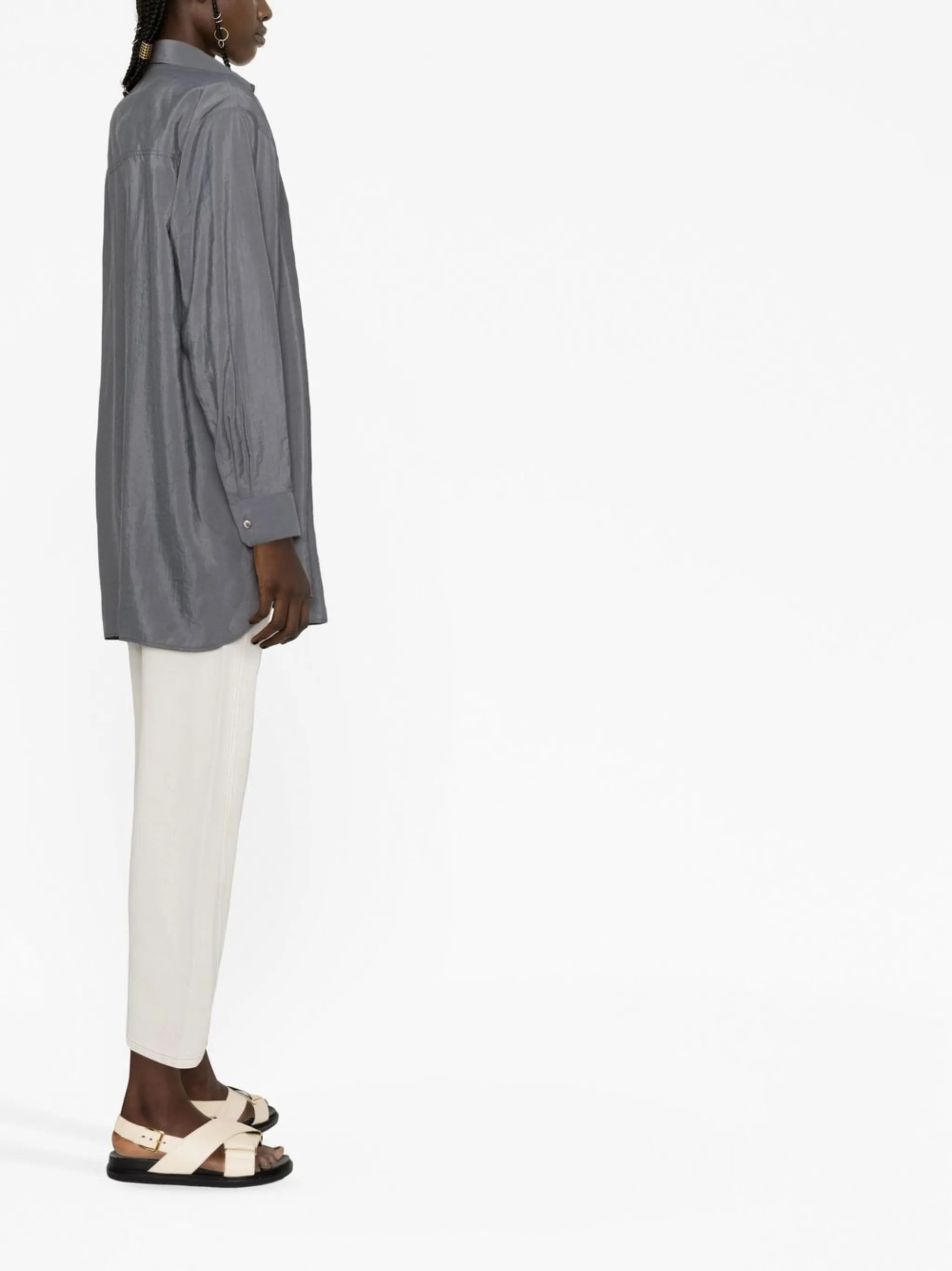 long-sleeve button-up shirt