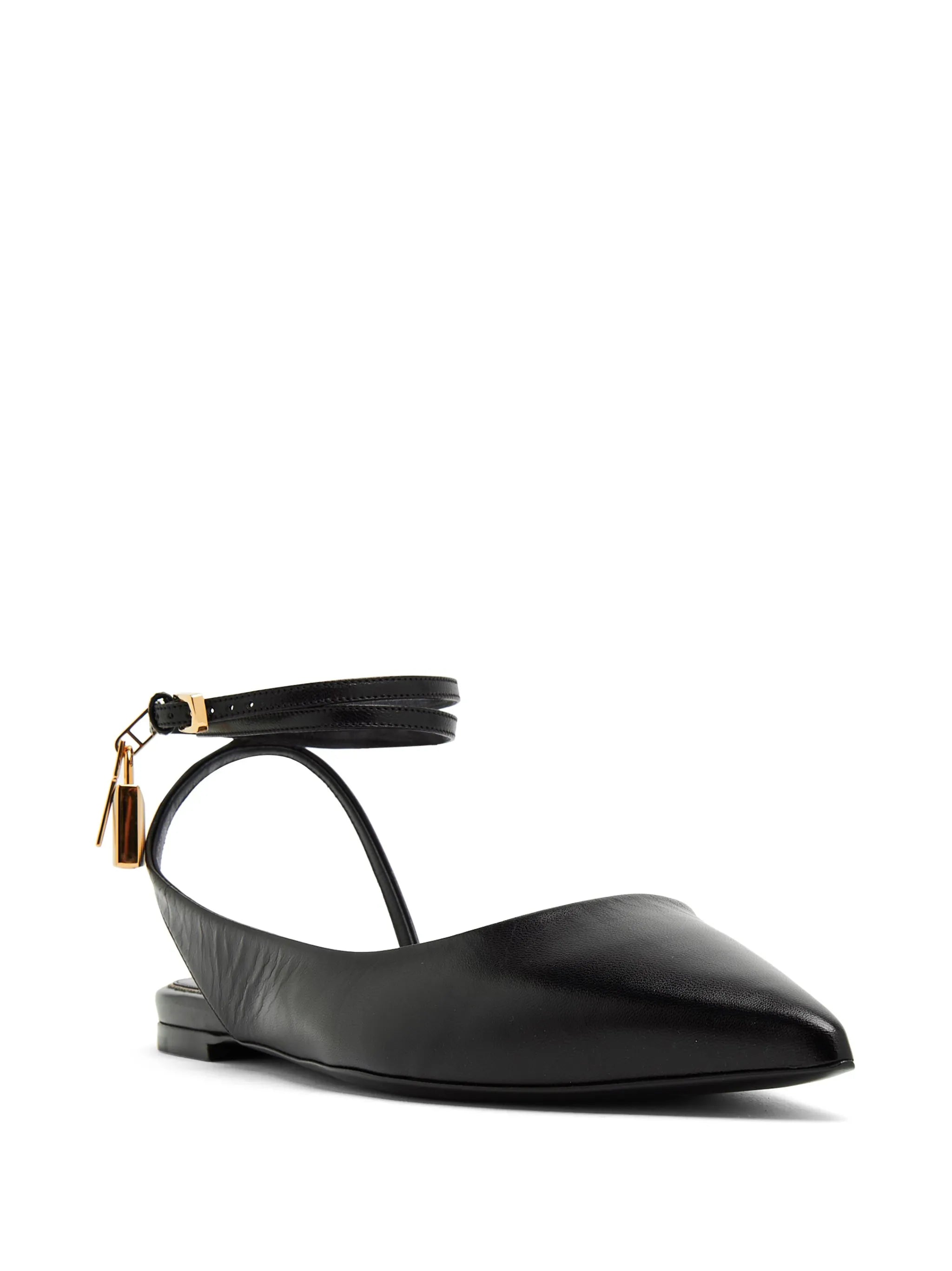 Shiny Kid Slingback ballerina shoes