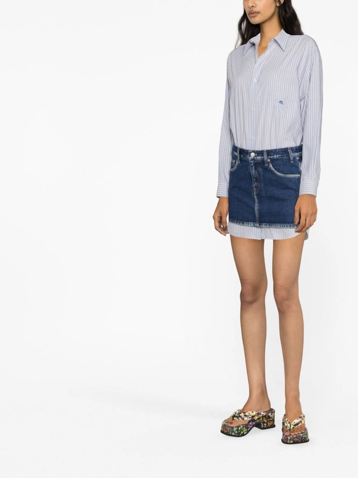 long-sleeve striped shirt