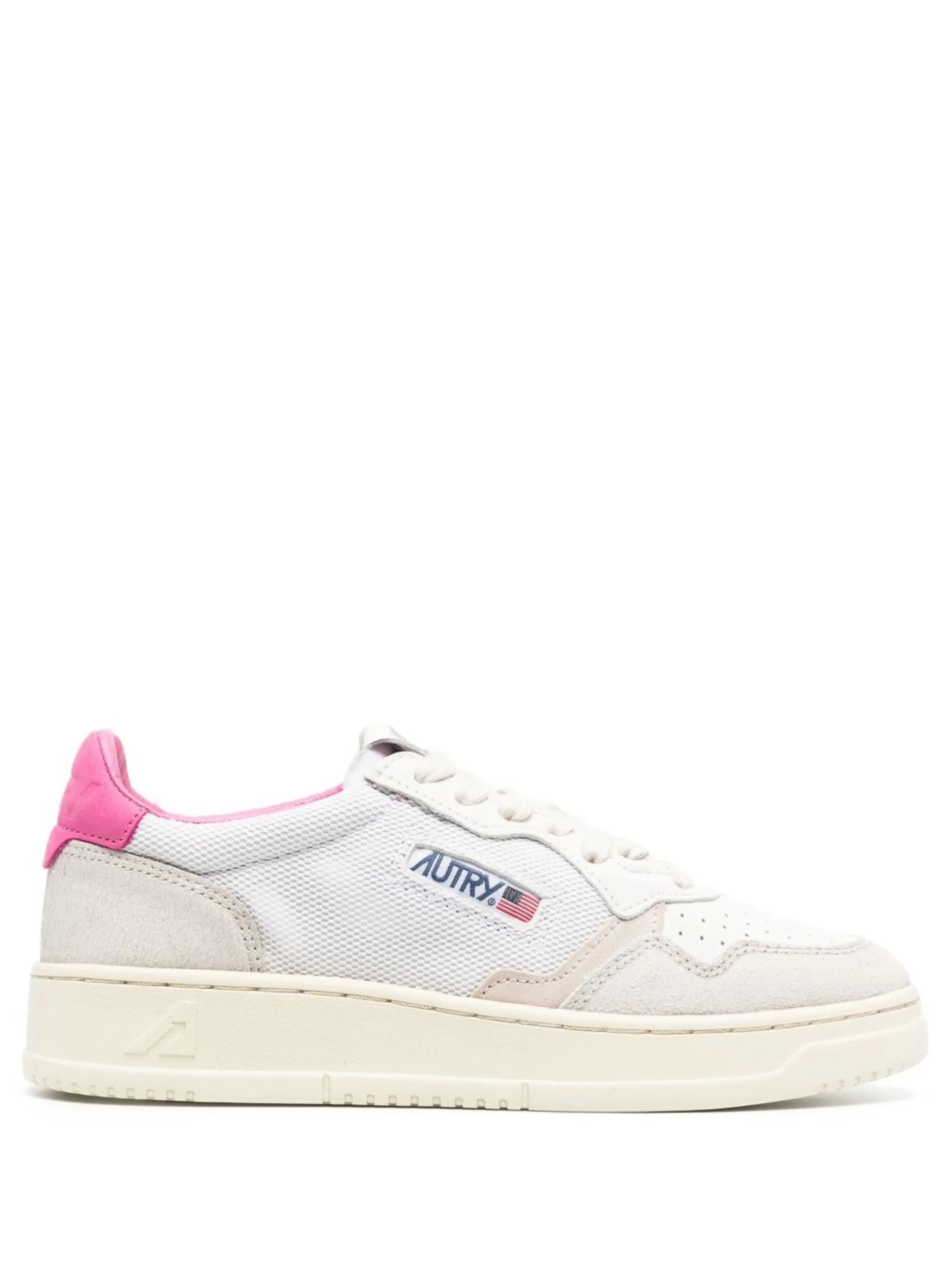 perforated low-top sneakers