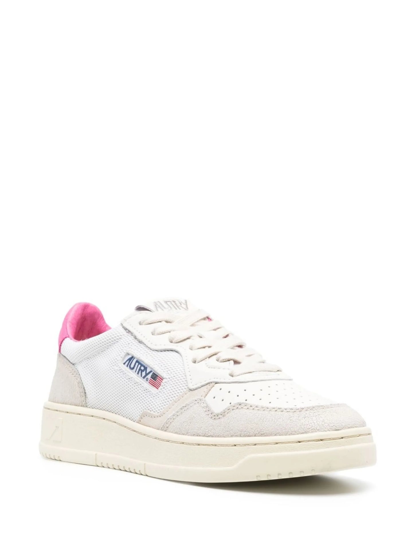 perforated low-top sneakers