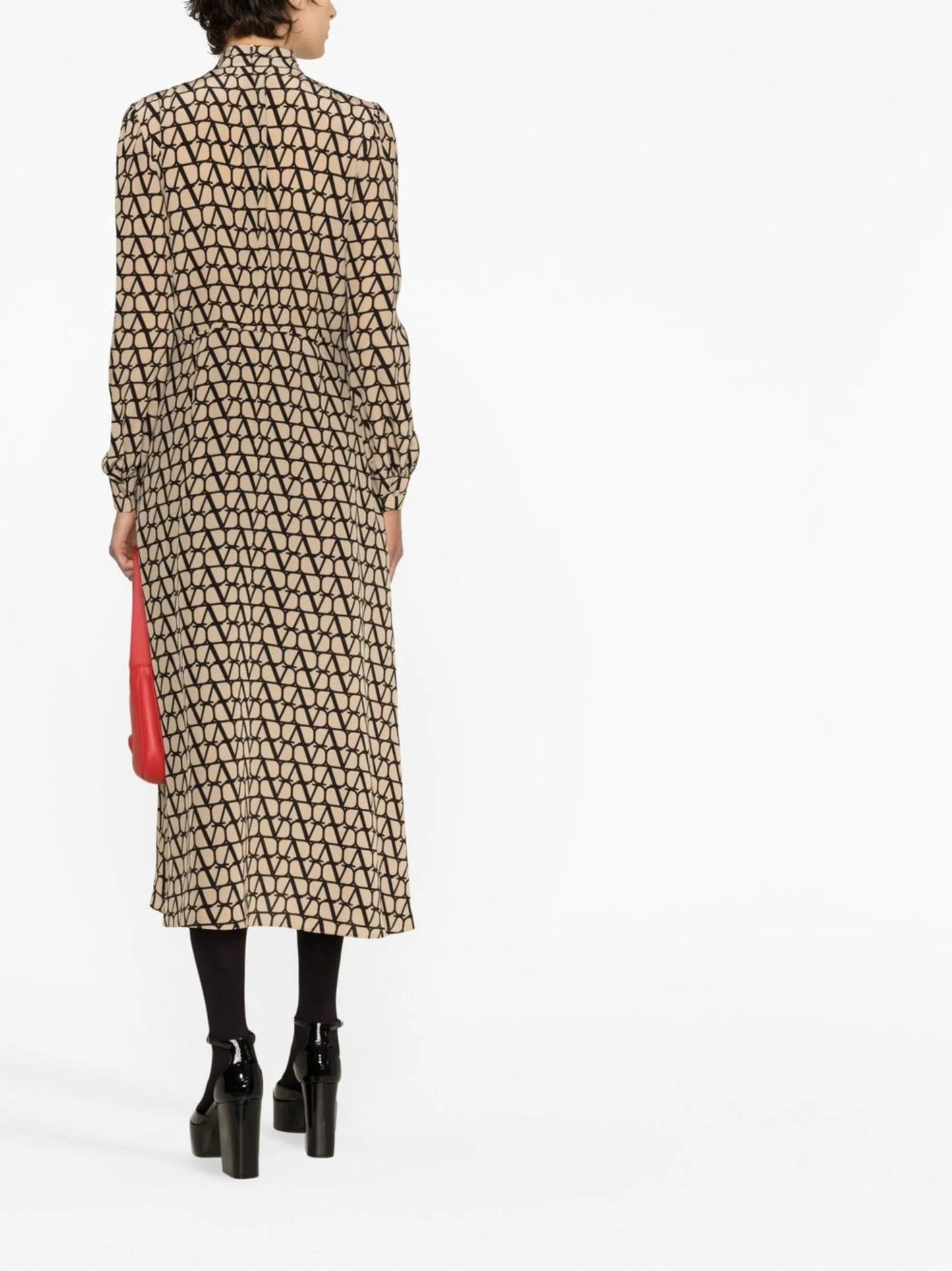 VLogo Signature midi dress