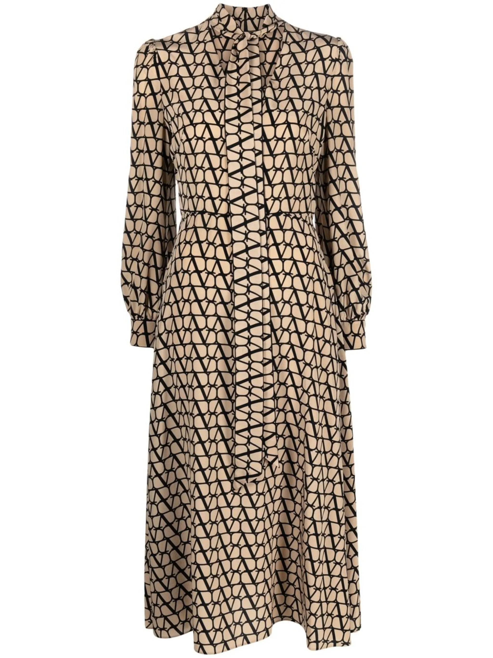 VLogo Signature midi dress