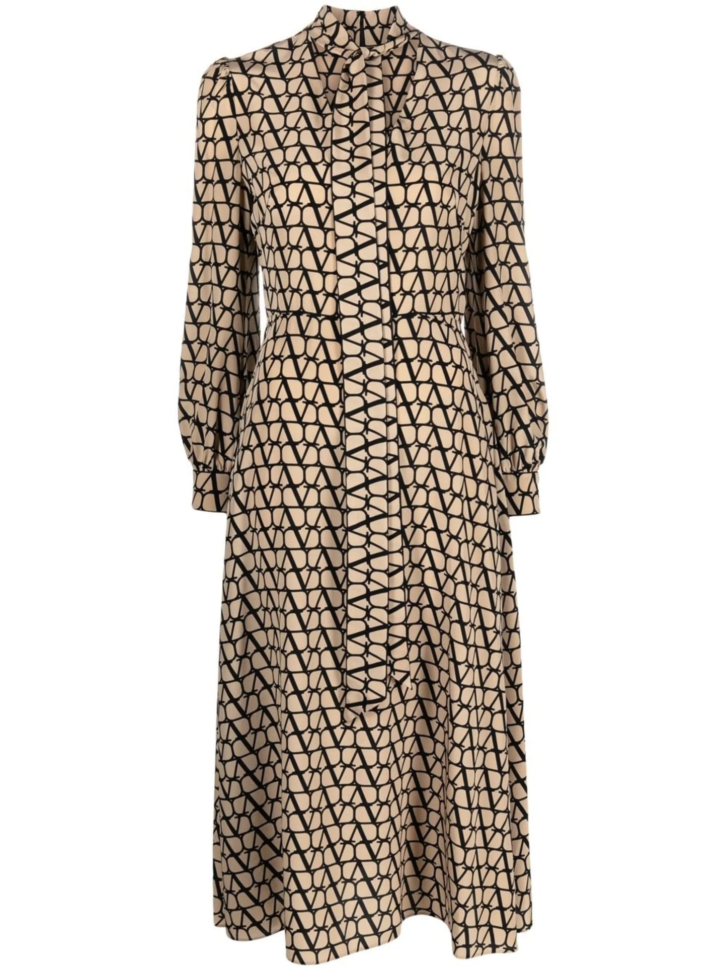 VLogo Signature midi dress