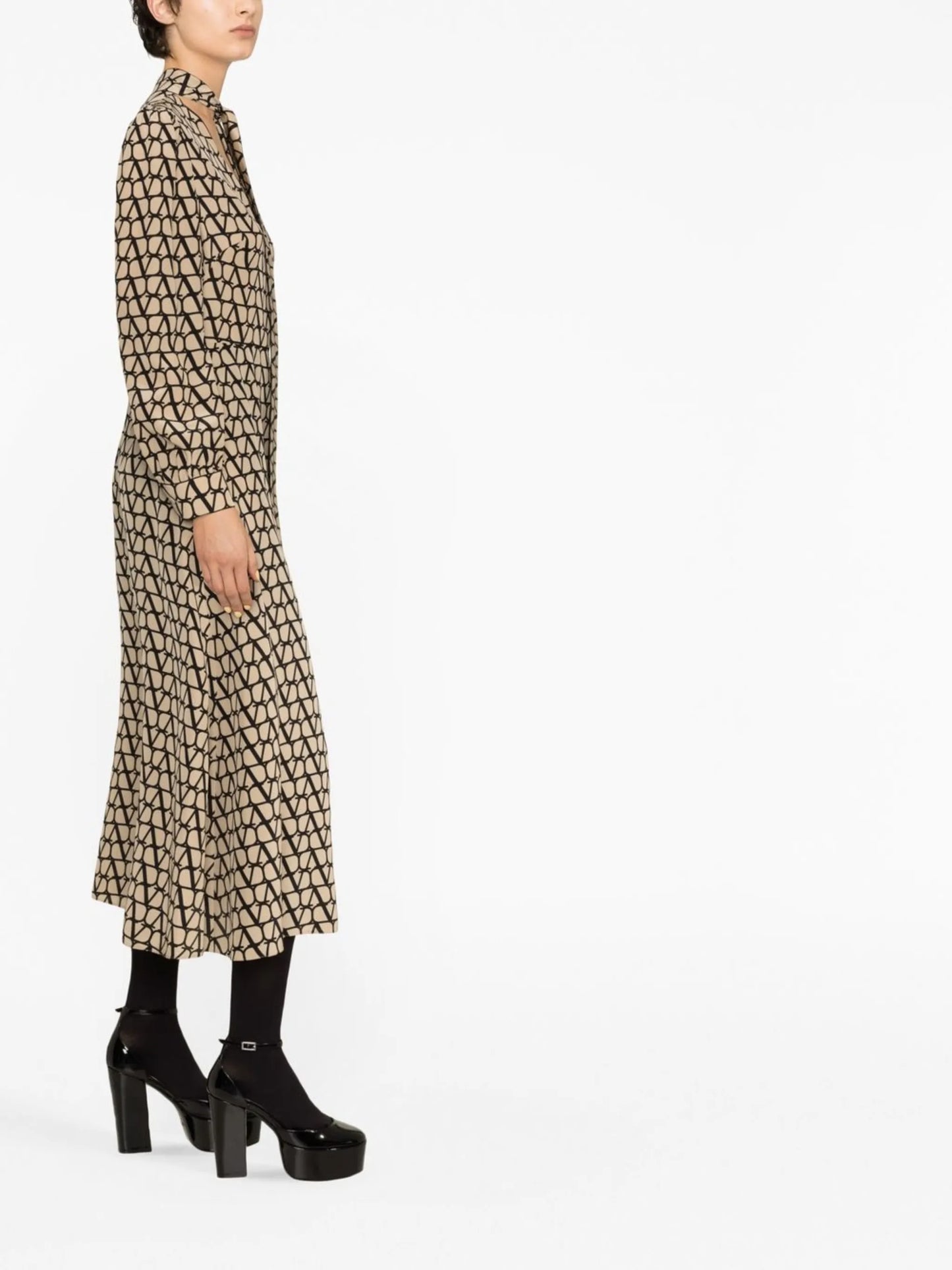 VLogo Signature midi dress