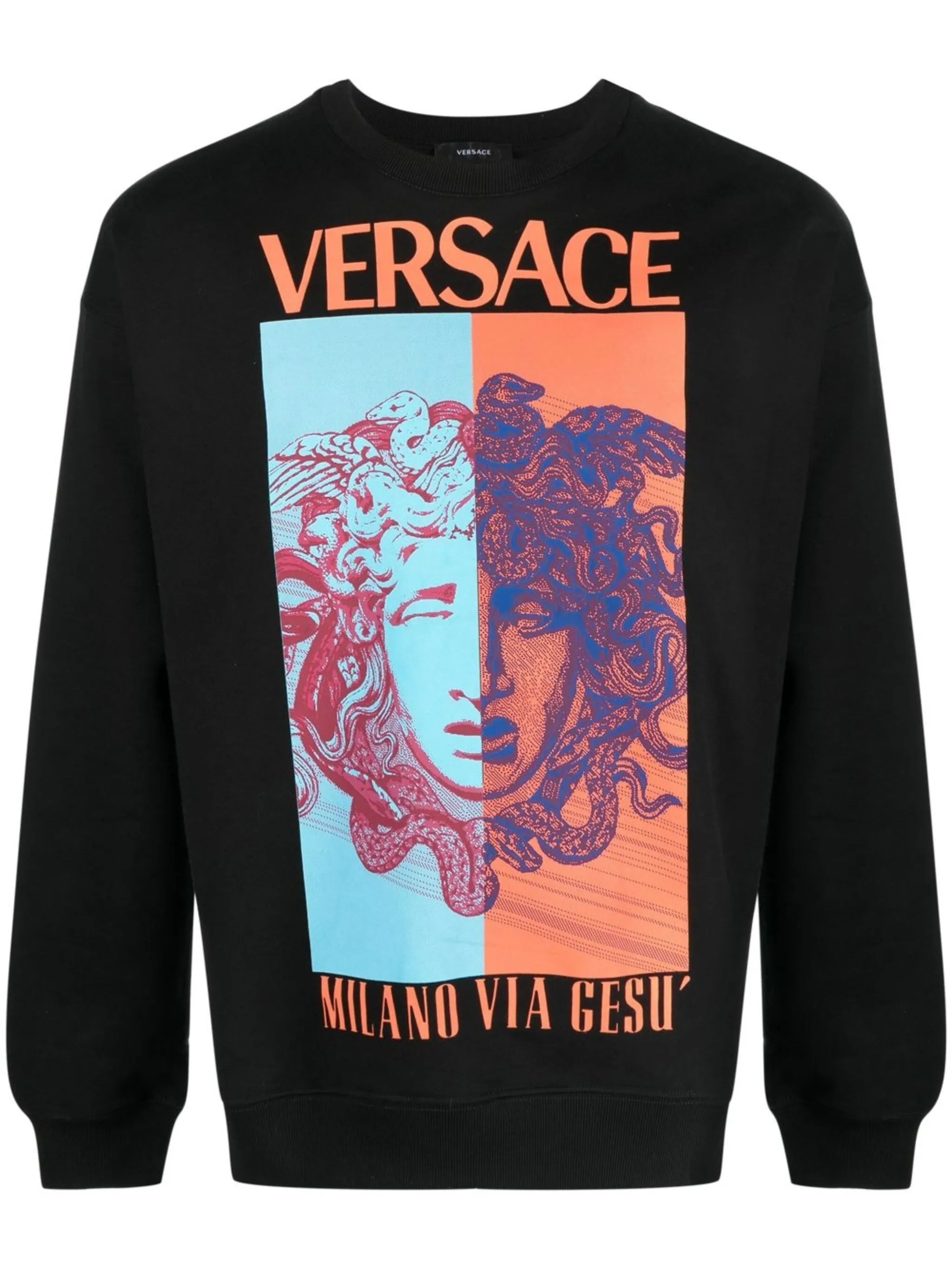 Medusa logo-print sweatshirt