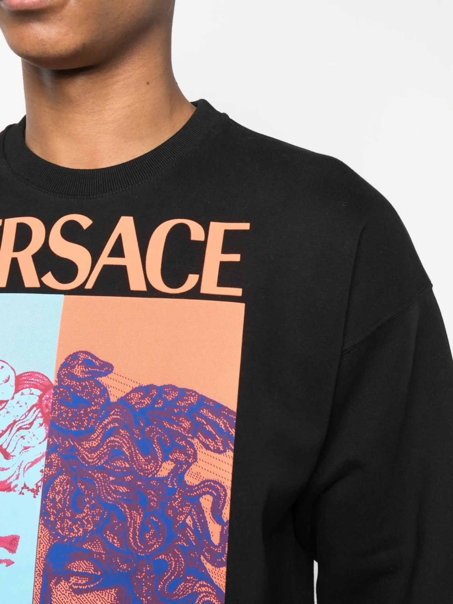 Medusa logo-print sweatshirt