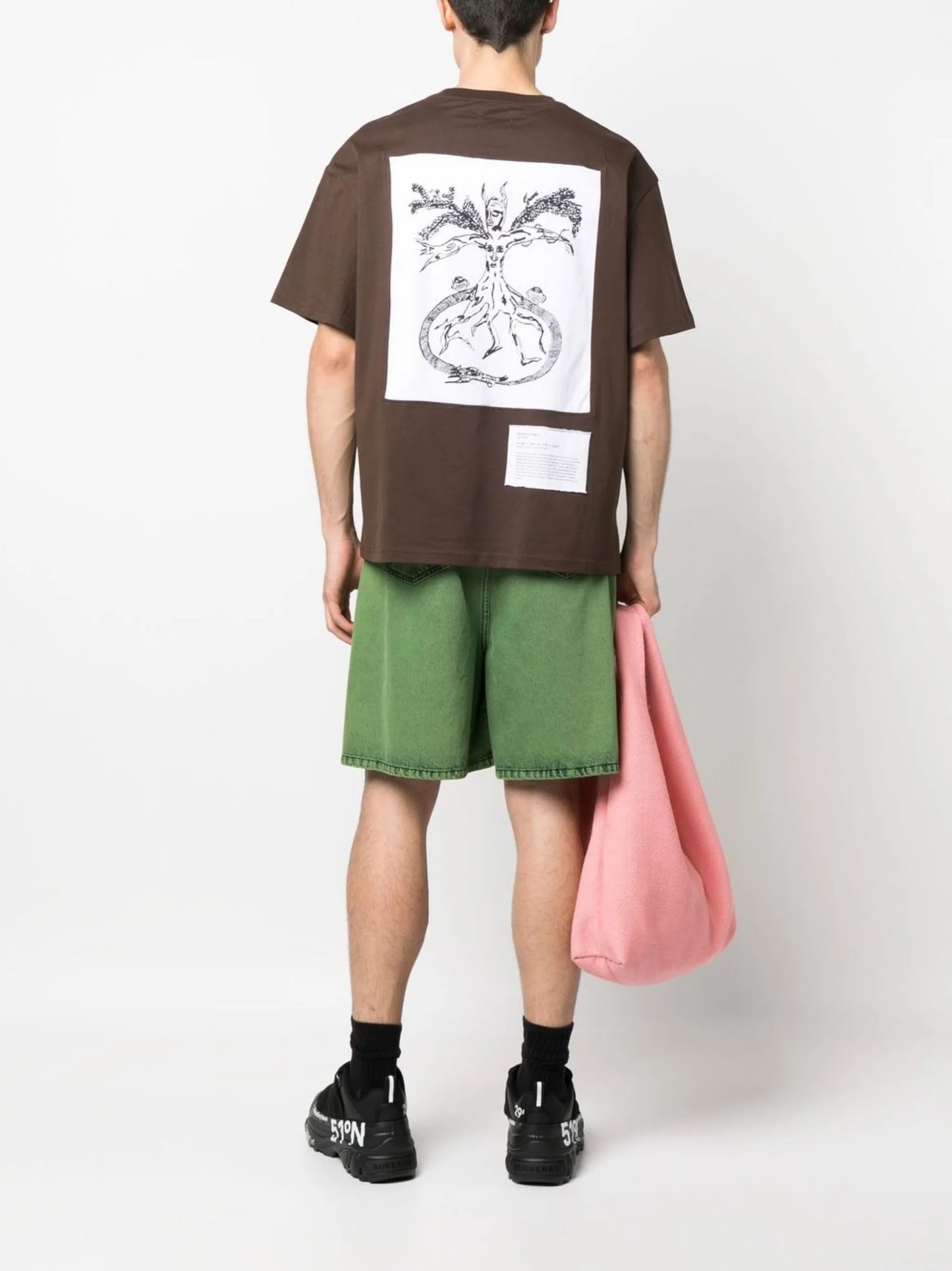 logo-embroidered organic cotton T-shirt