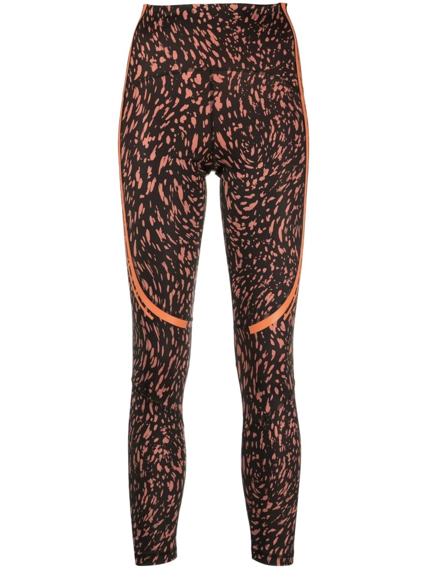 graphic-print high-waisted leggings
