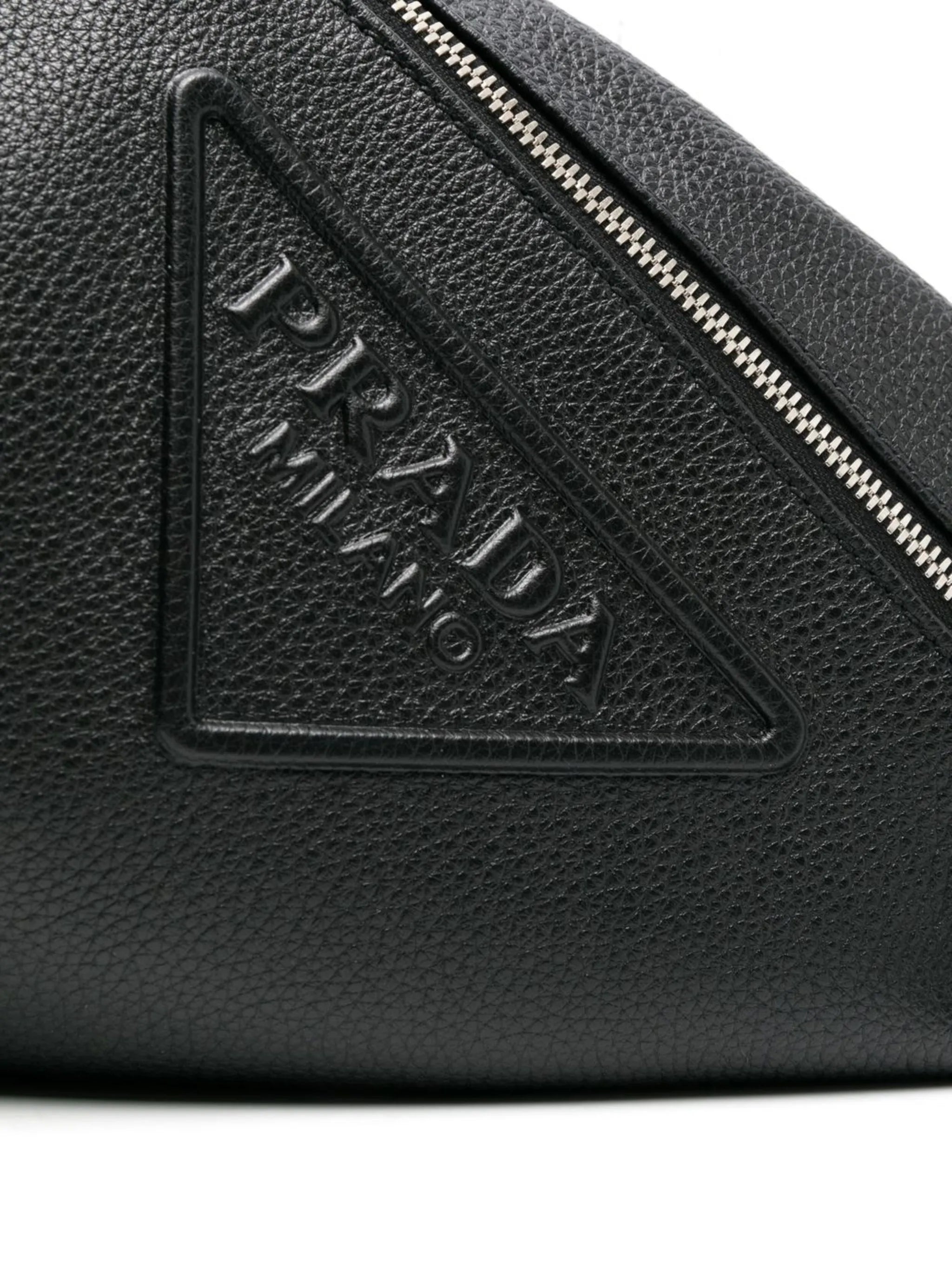 Cross logo-embossed backpack
