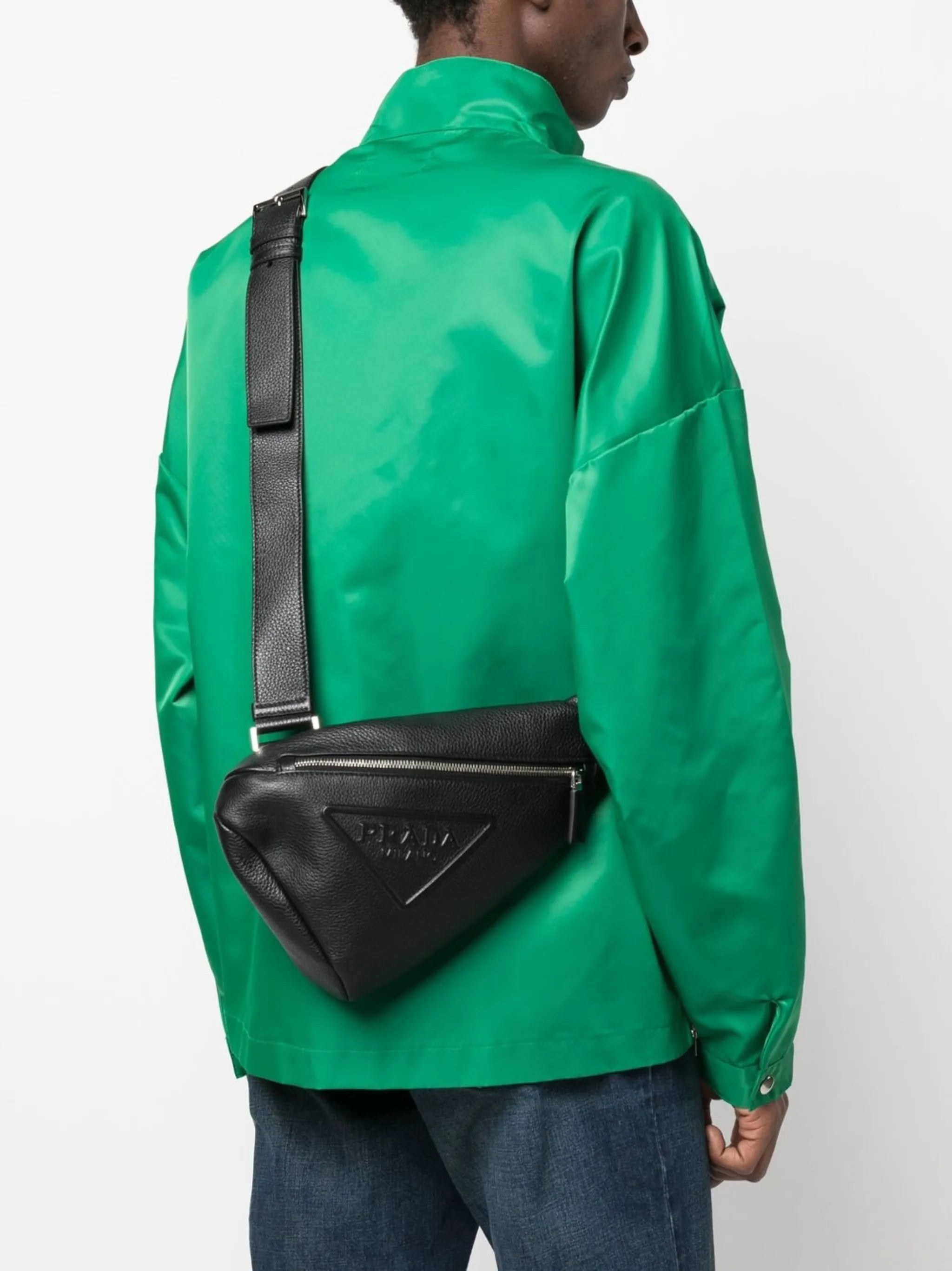 Cross logo-embossed backpack