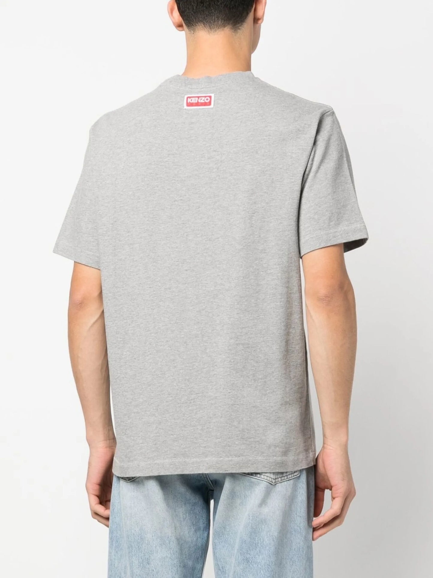 Grey Logo Print T-shirt