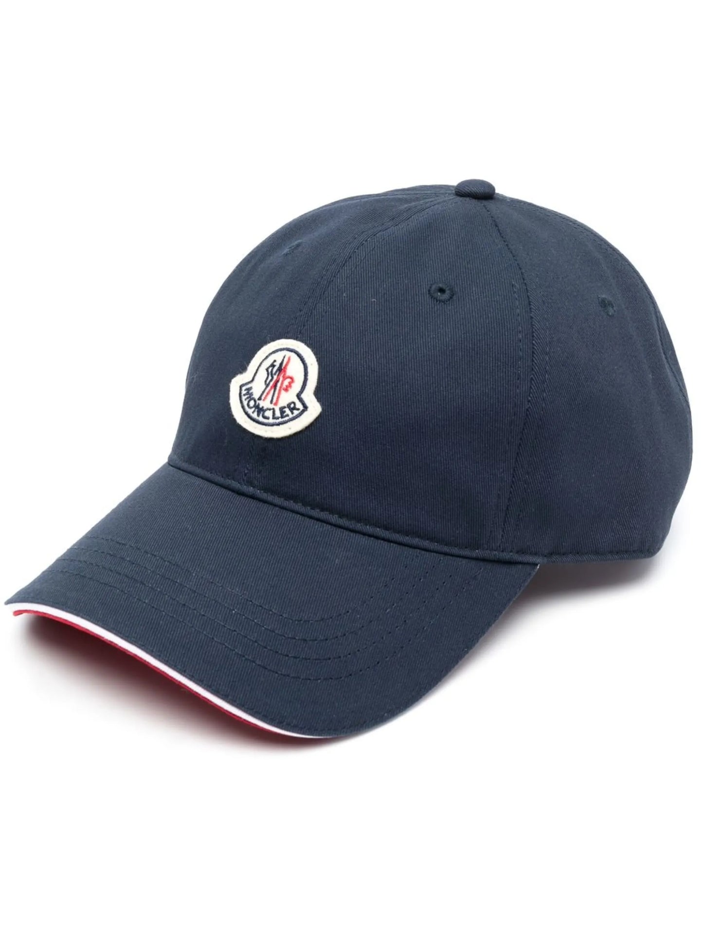 logo-patch cotton baseball cap