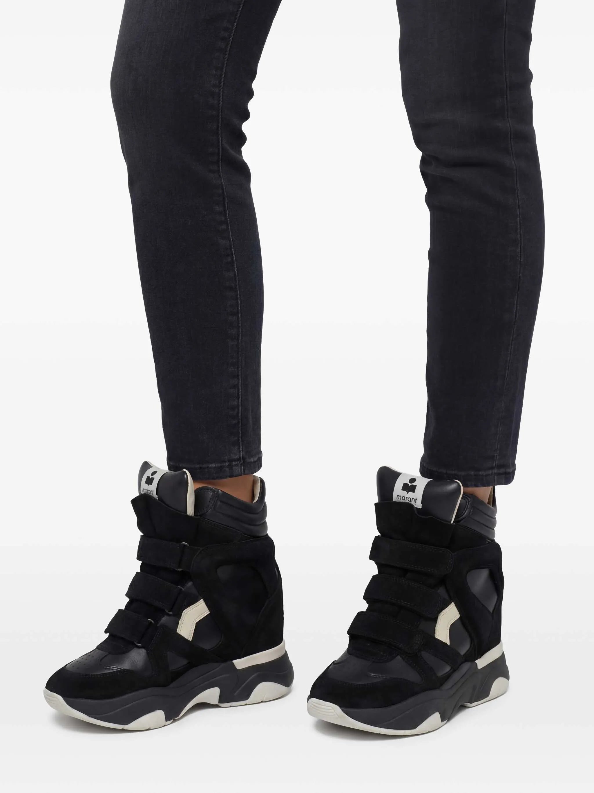 Balskee high-top leather sneakers