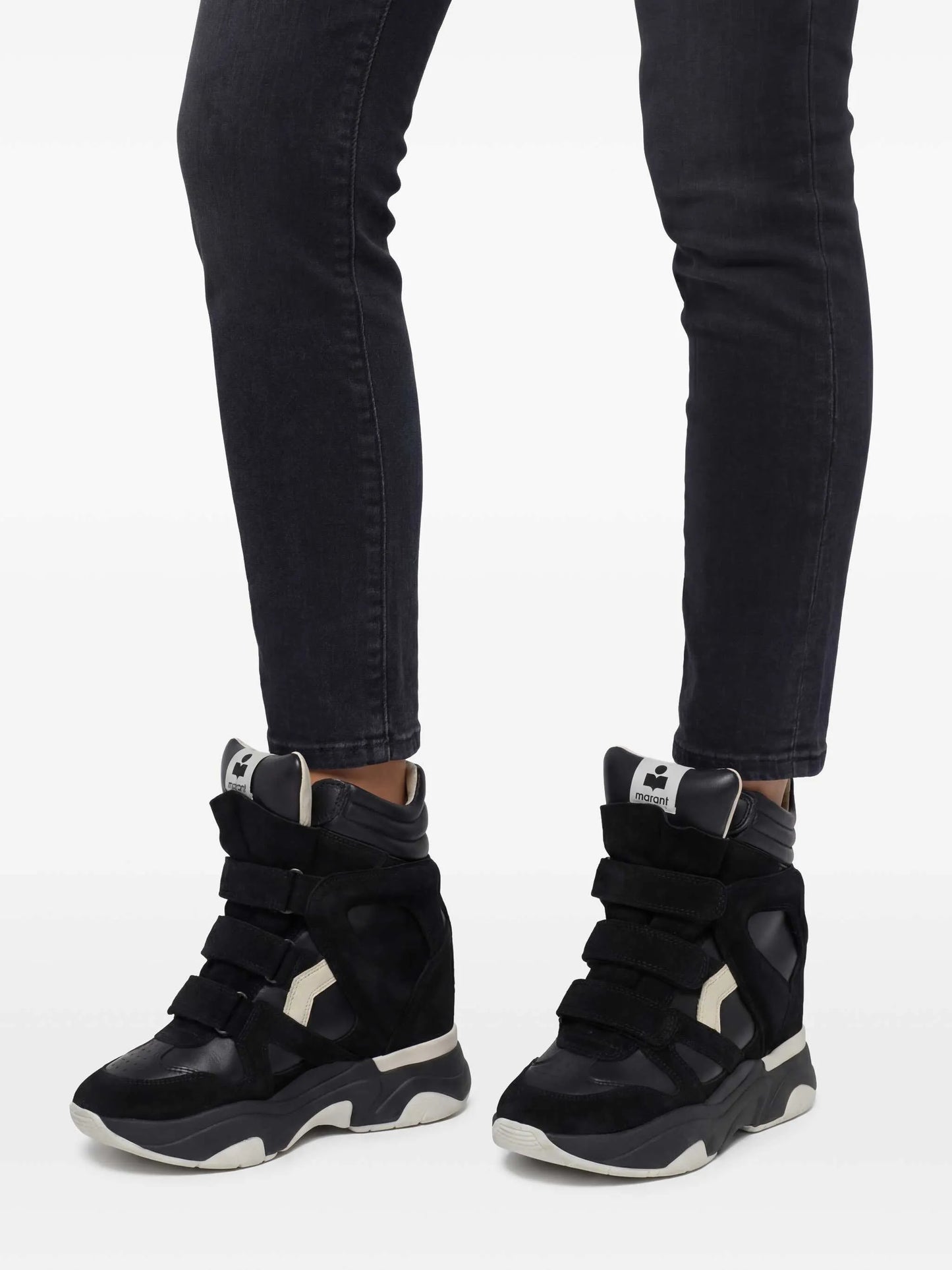 Balskee high-top leather sneakers