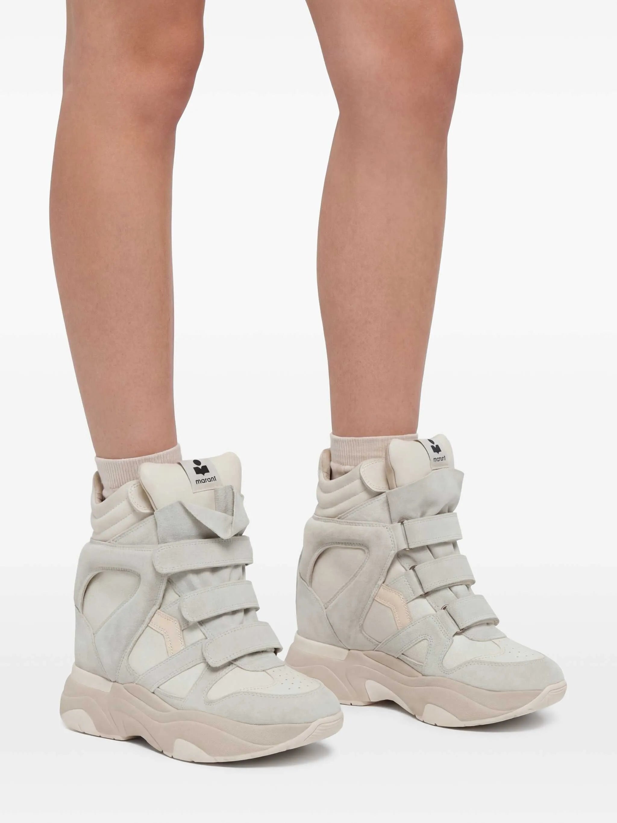 Balskee high-top leather sneakers