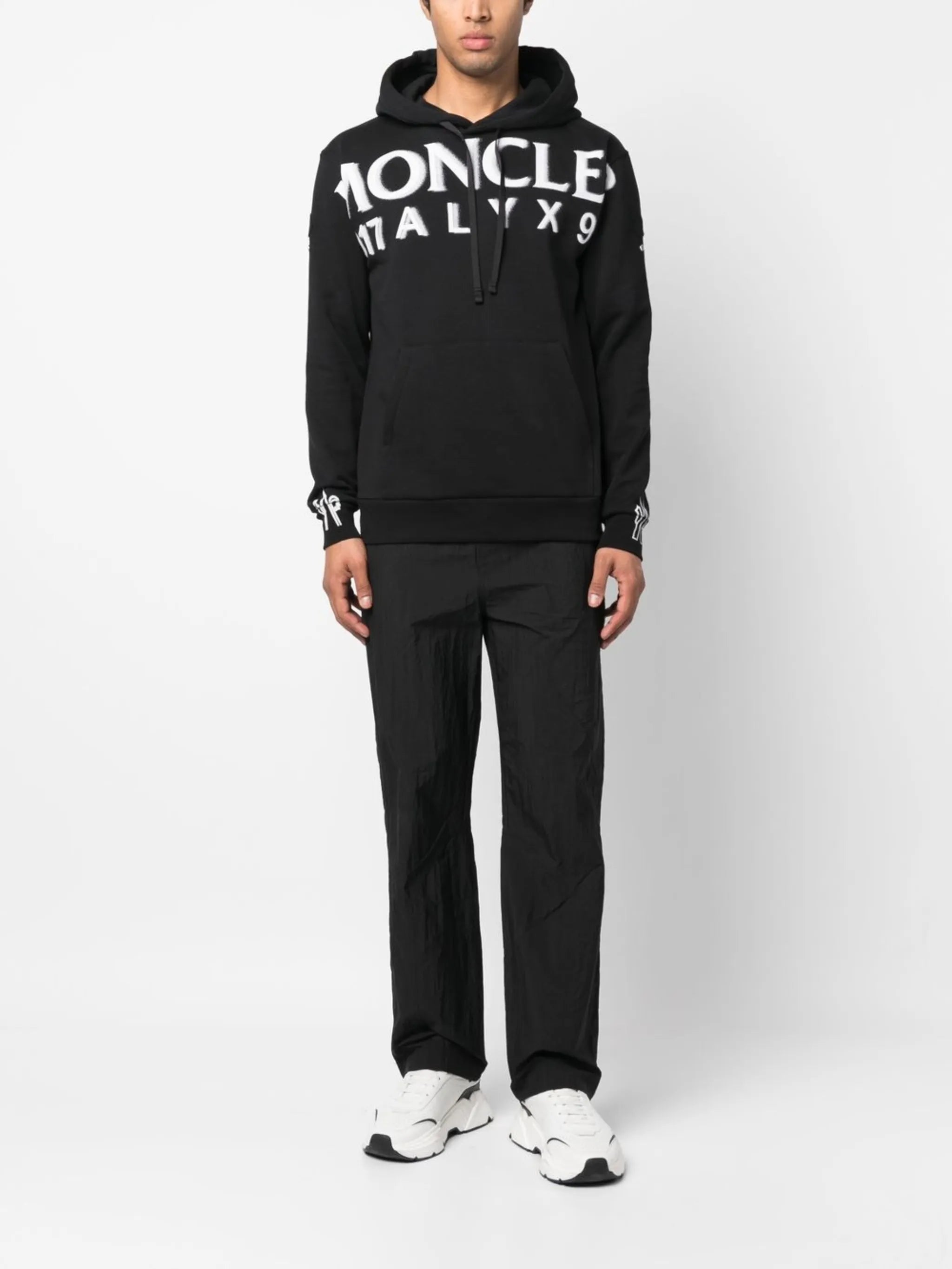 logo-print pullover hoodie