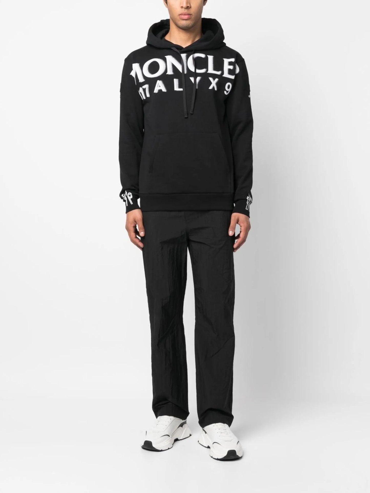 logo-print pullover hoodie