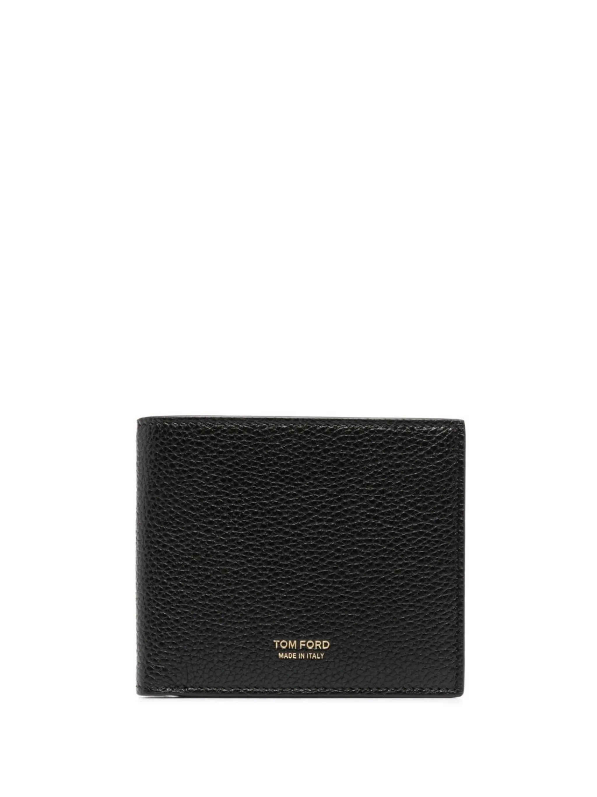 grain leather classic bifold wallet