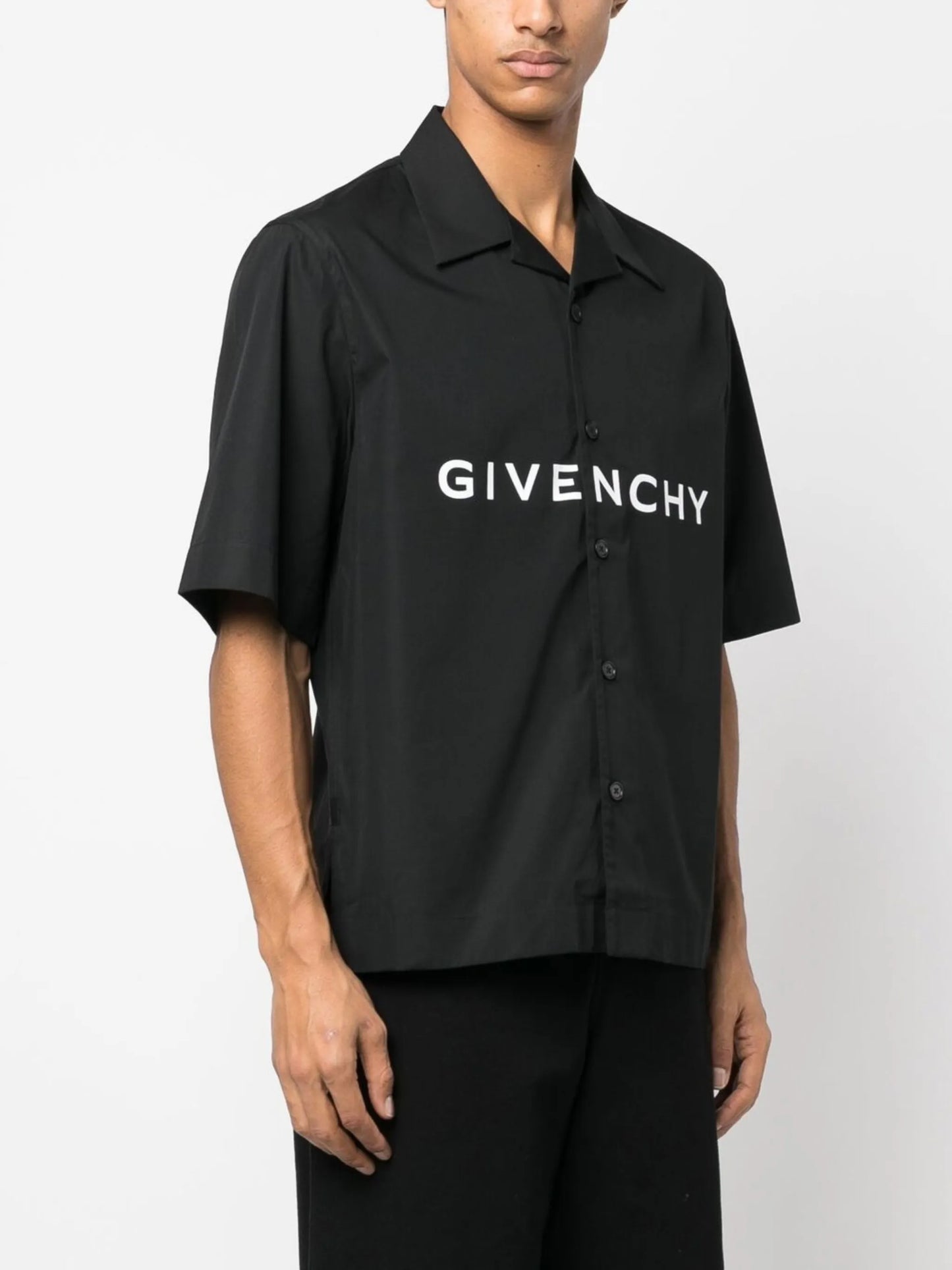 logo-print short-sleeve shirt