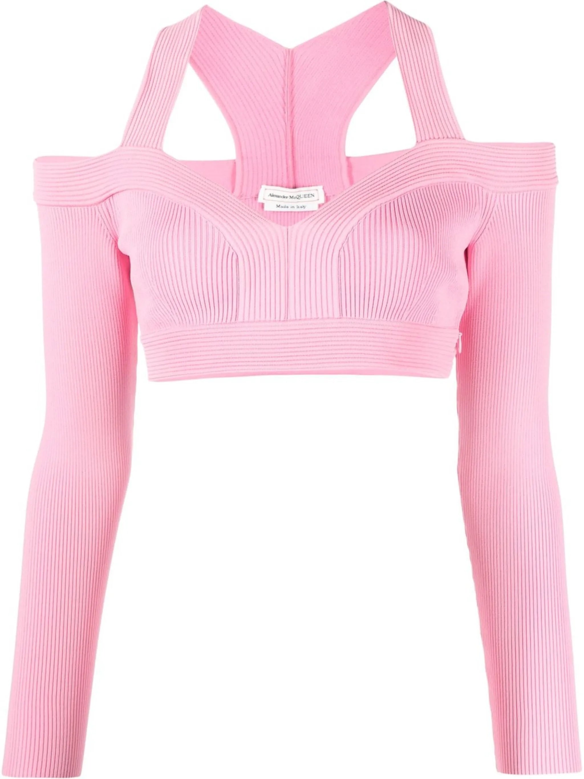 cut-out knitted top
