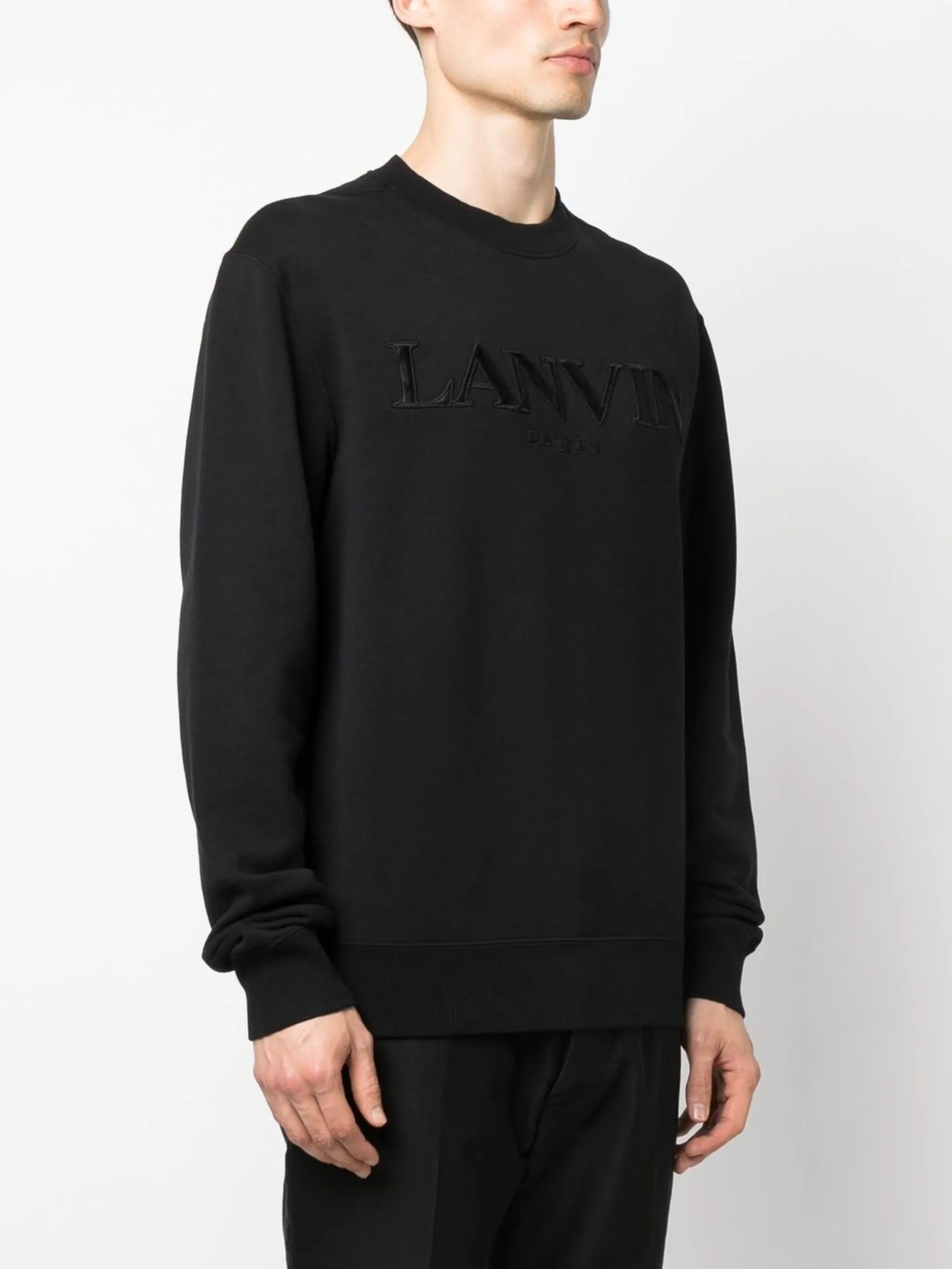 logo-embroidered sweatshirt