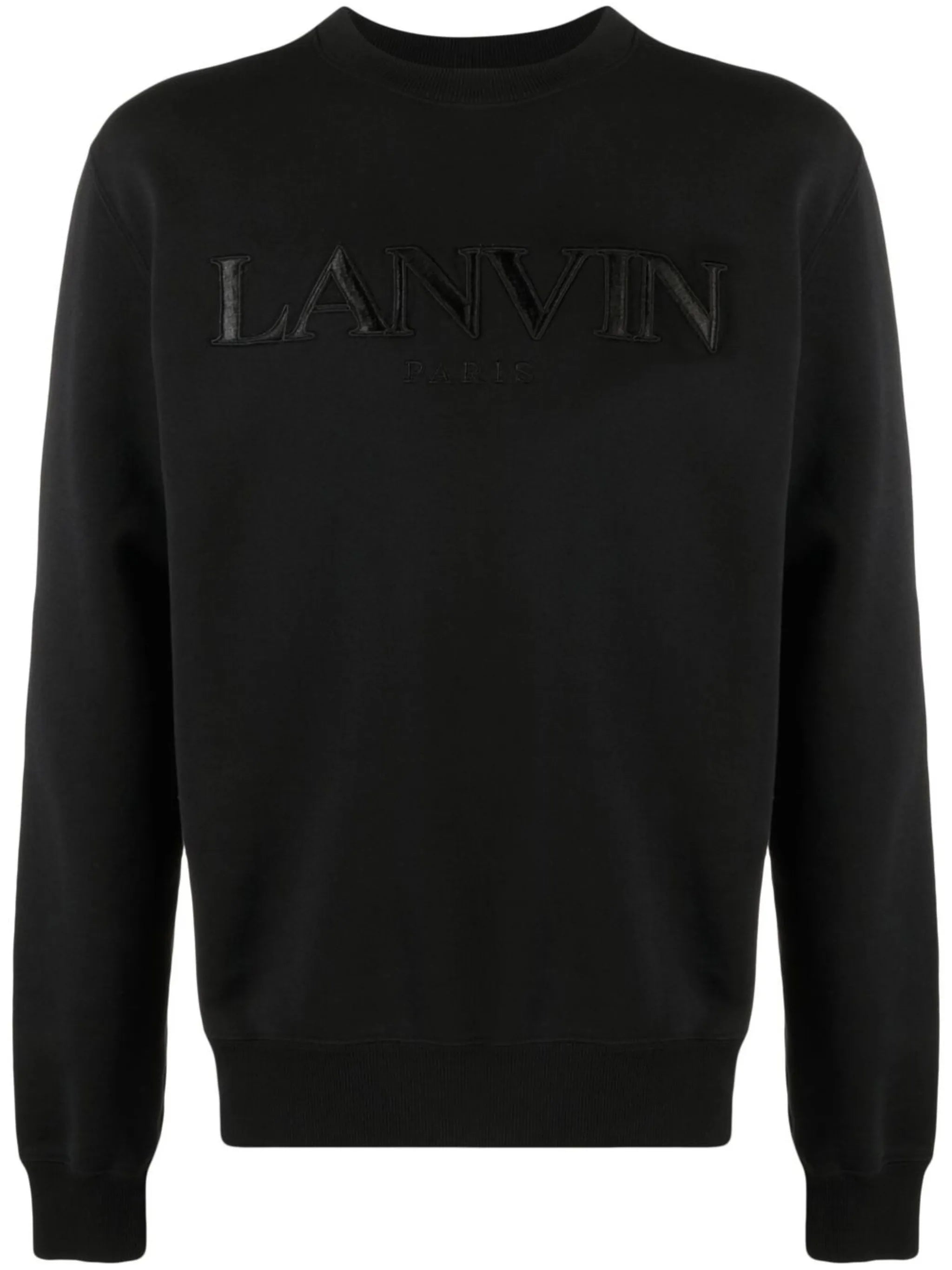 logo-embroidered sweatshirt