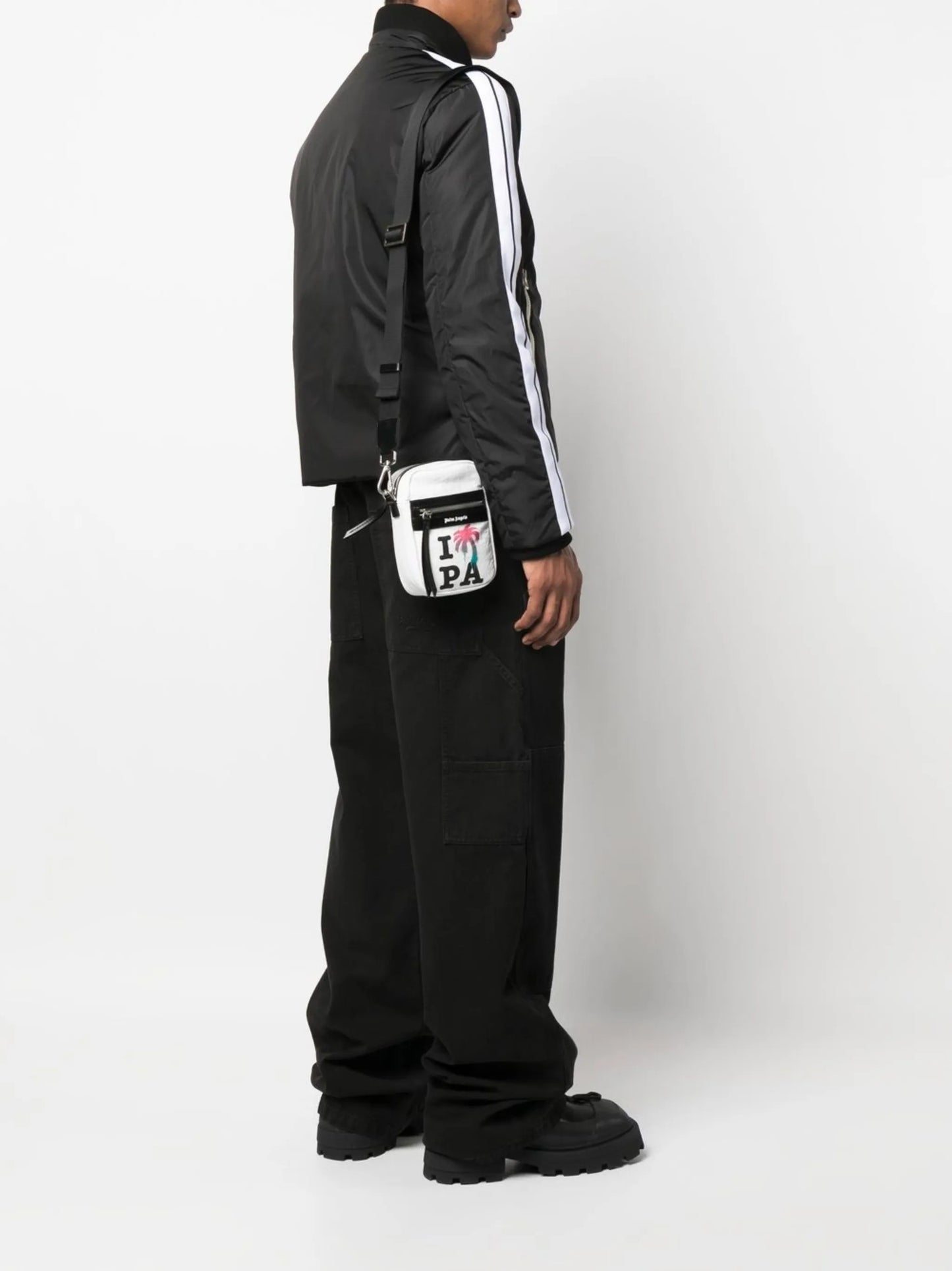 logo-print shoulder bag