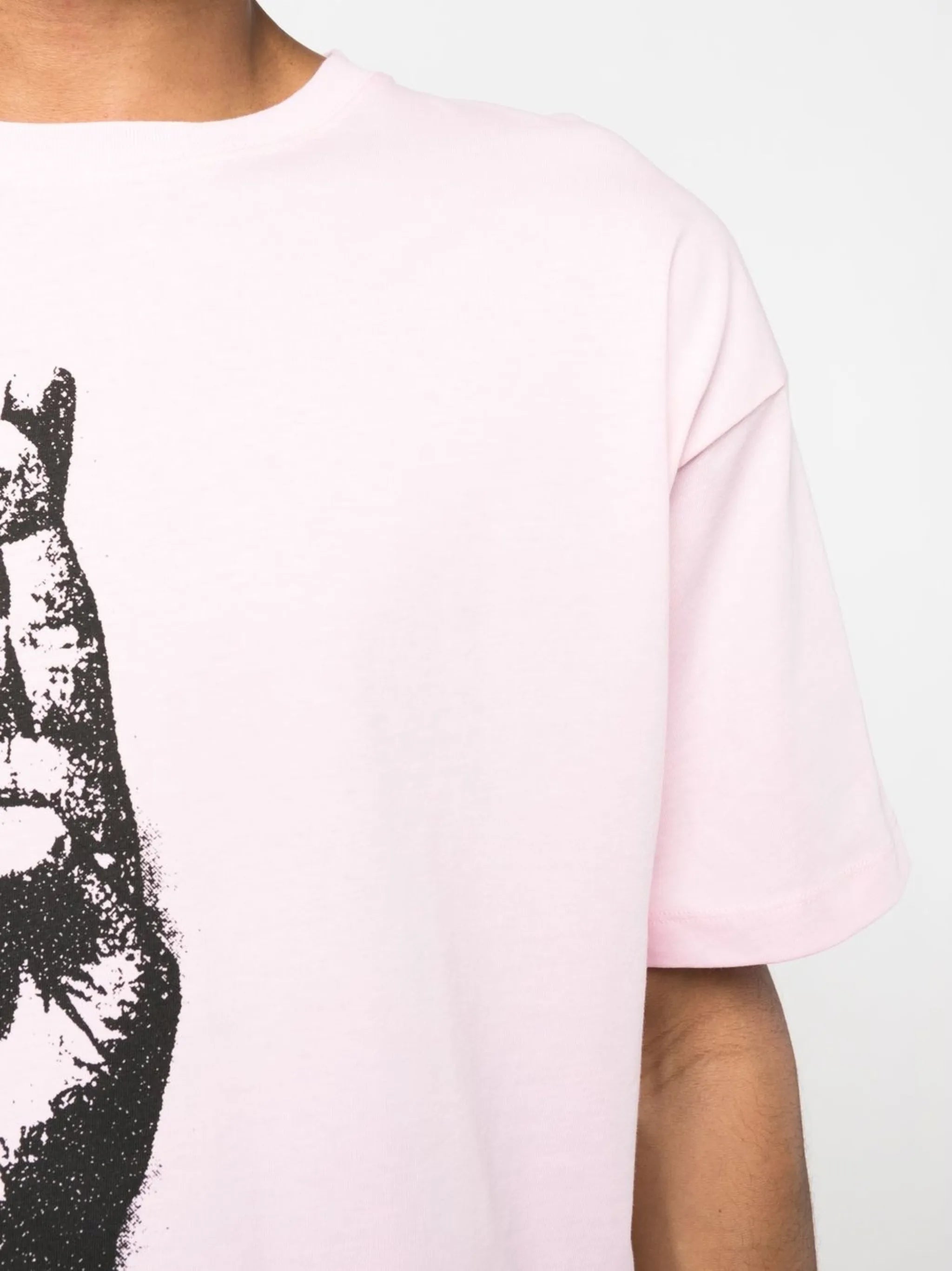 hand sign short-sleeve T-shirt