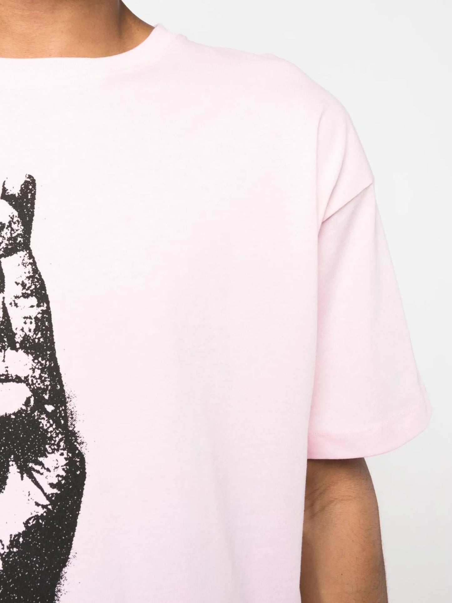 hand sign short-sleeve T-shirt