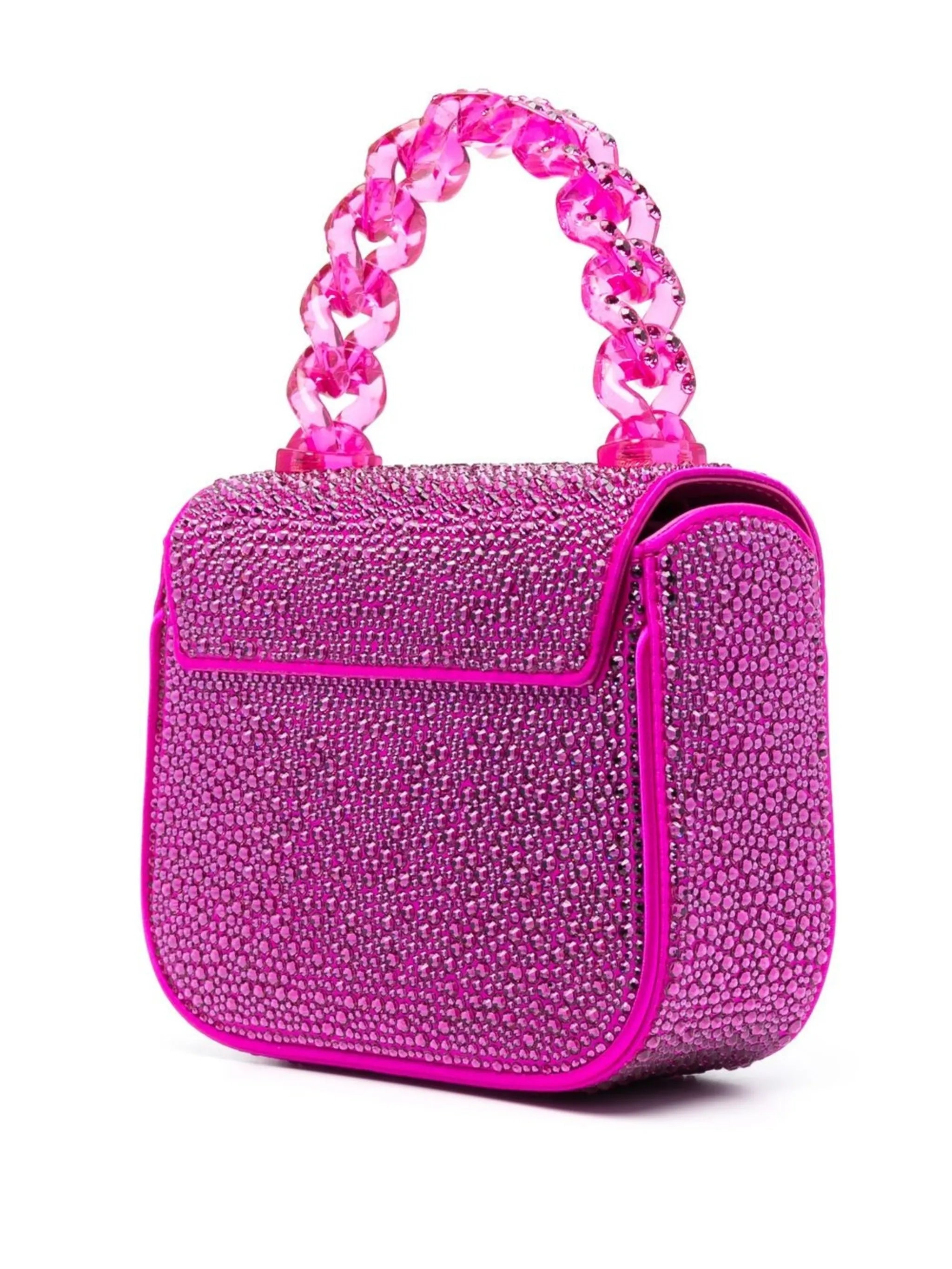 La Medusa crystal-embellished mini bag