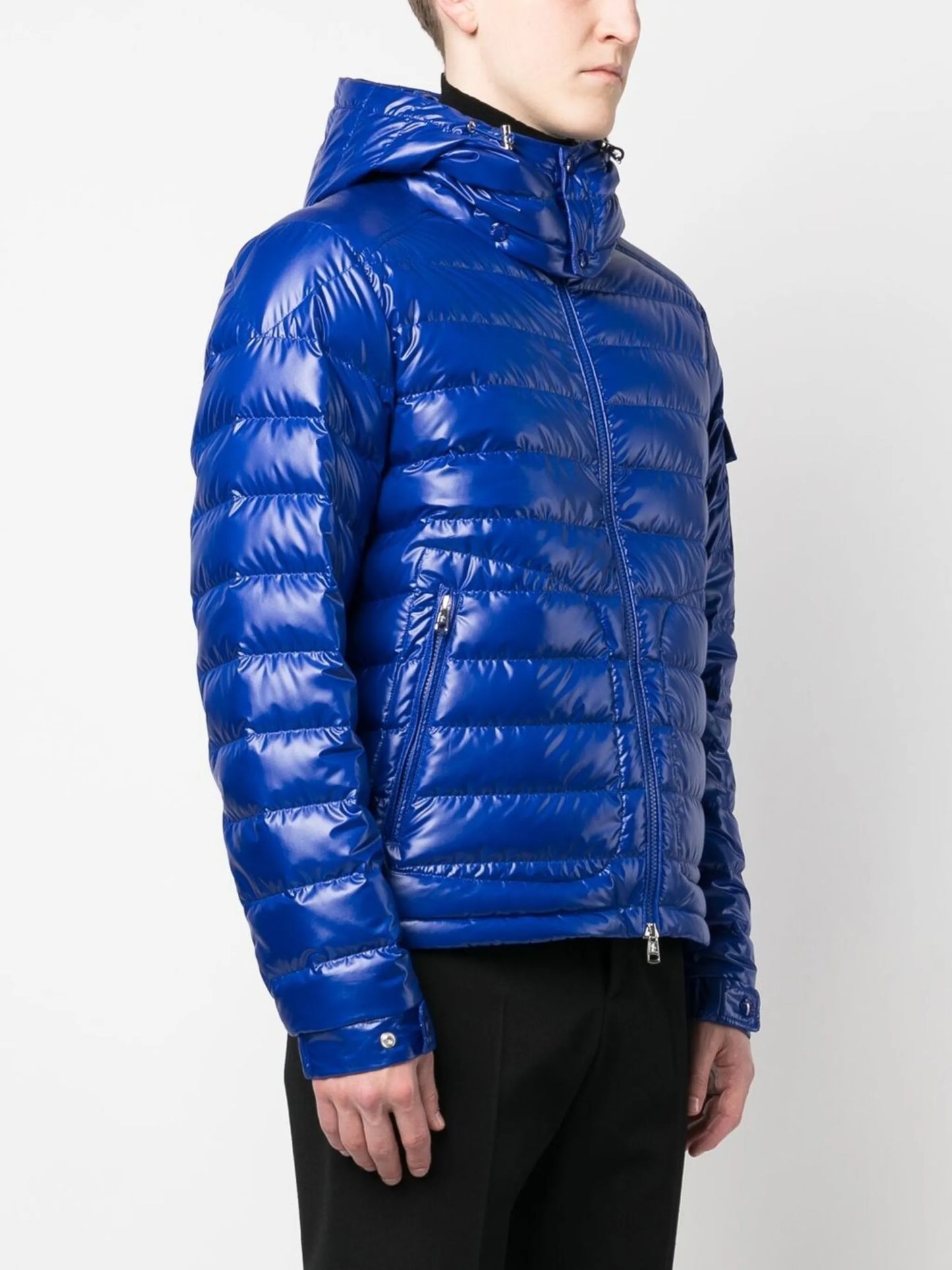 logo-patch padded down jacket