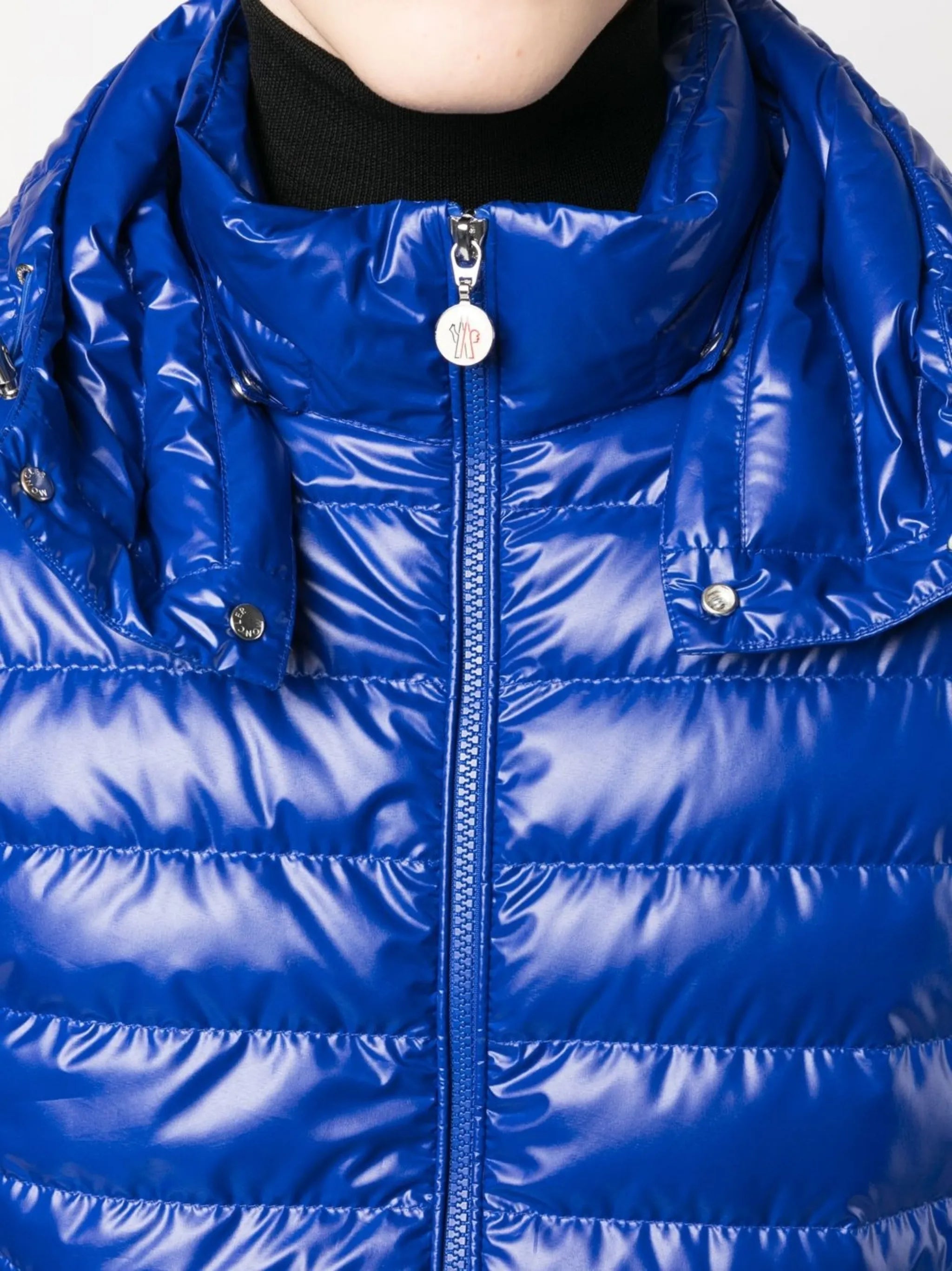 logo-patch padded down jacket