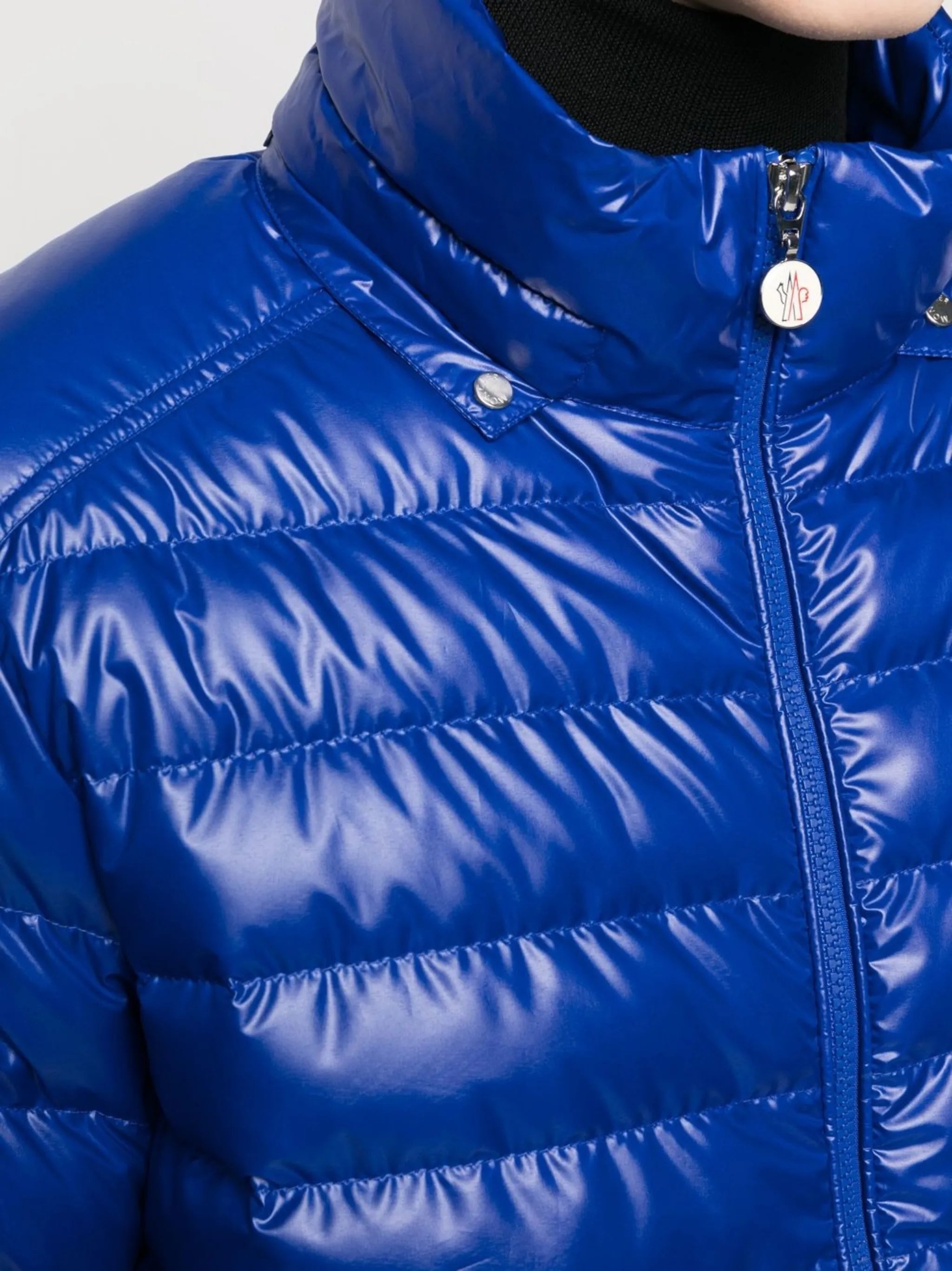 logo-patch padded down jacket