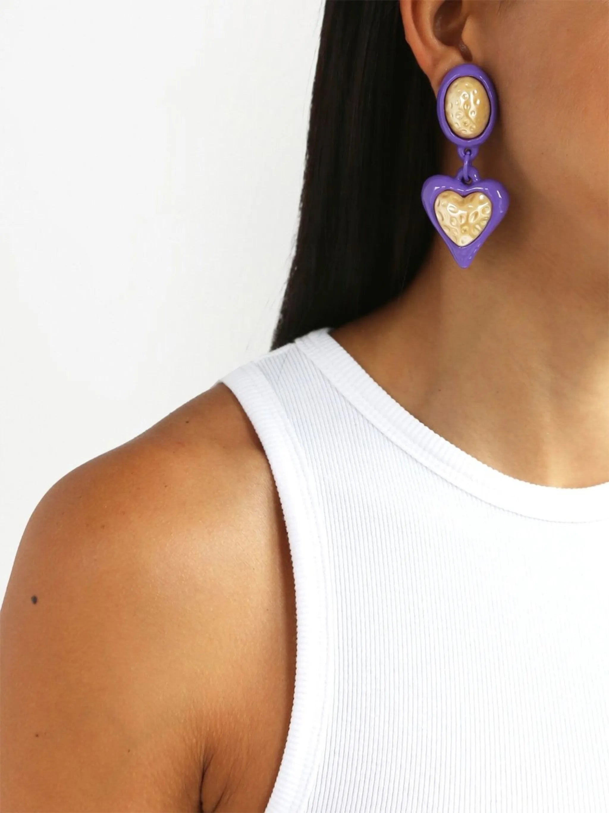Night Fever drop earrings