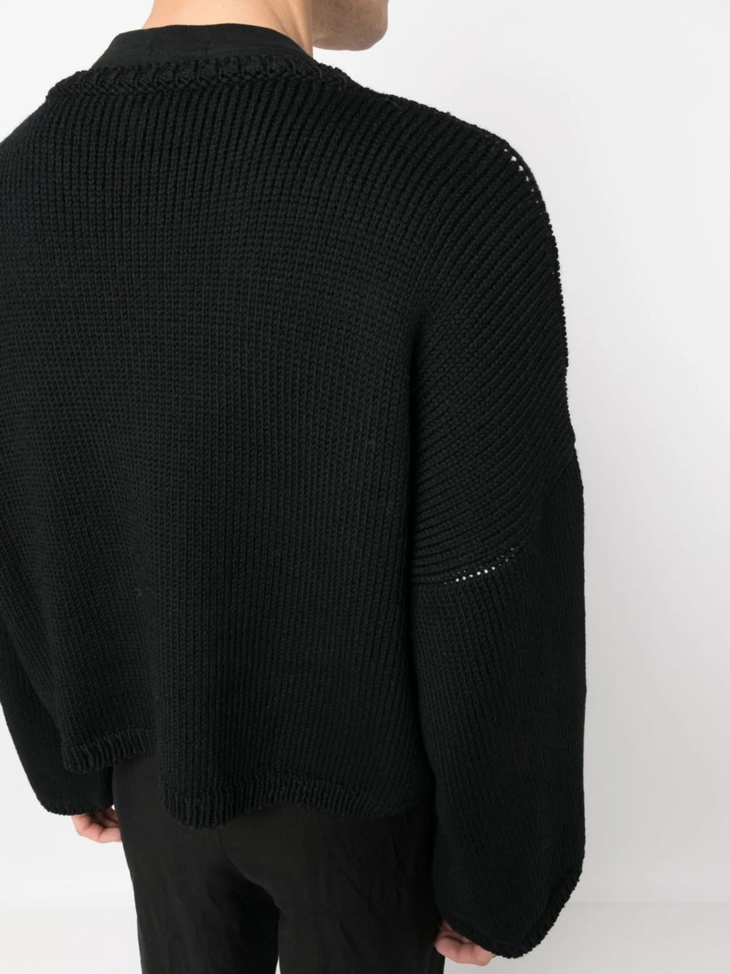 intarsia-knit long-sleeve jumper
