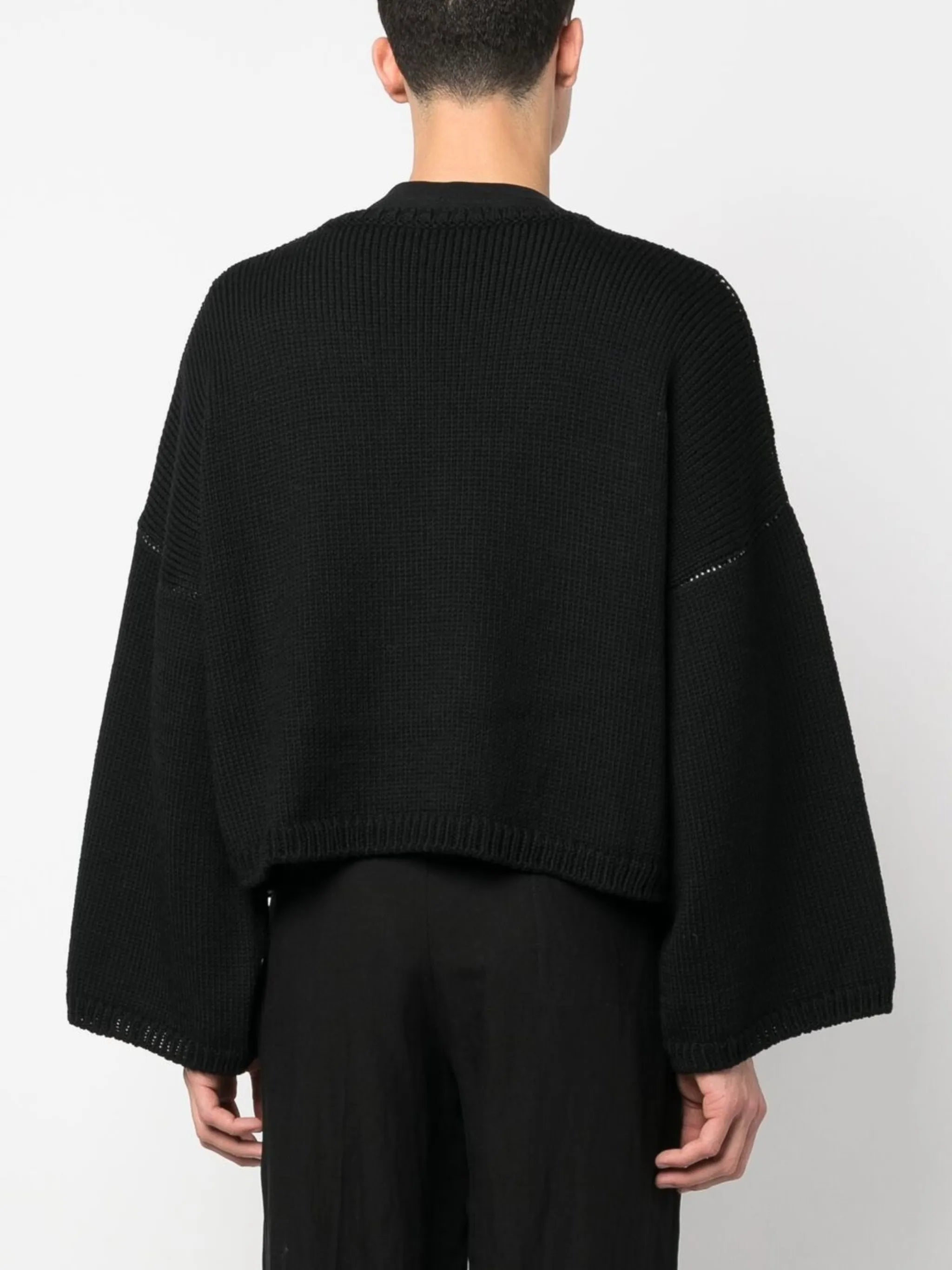 intarsia-knit long-sleeve jumper