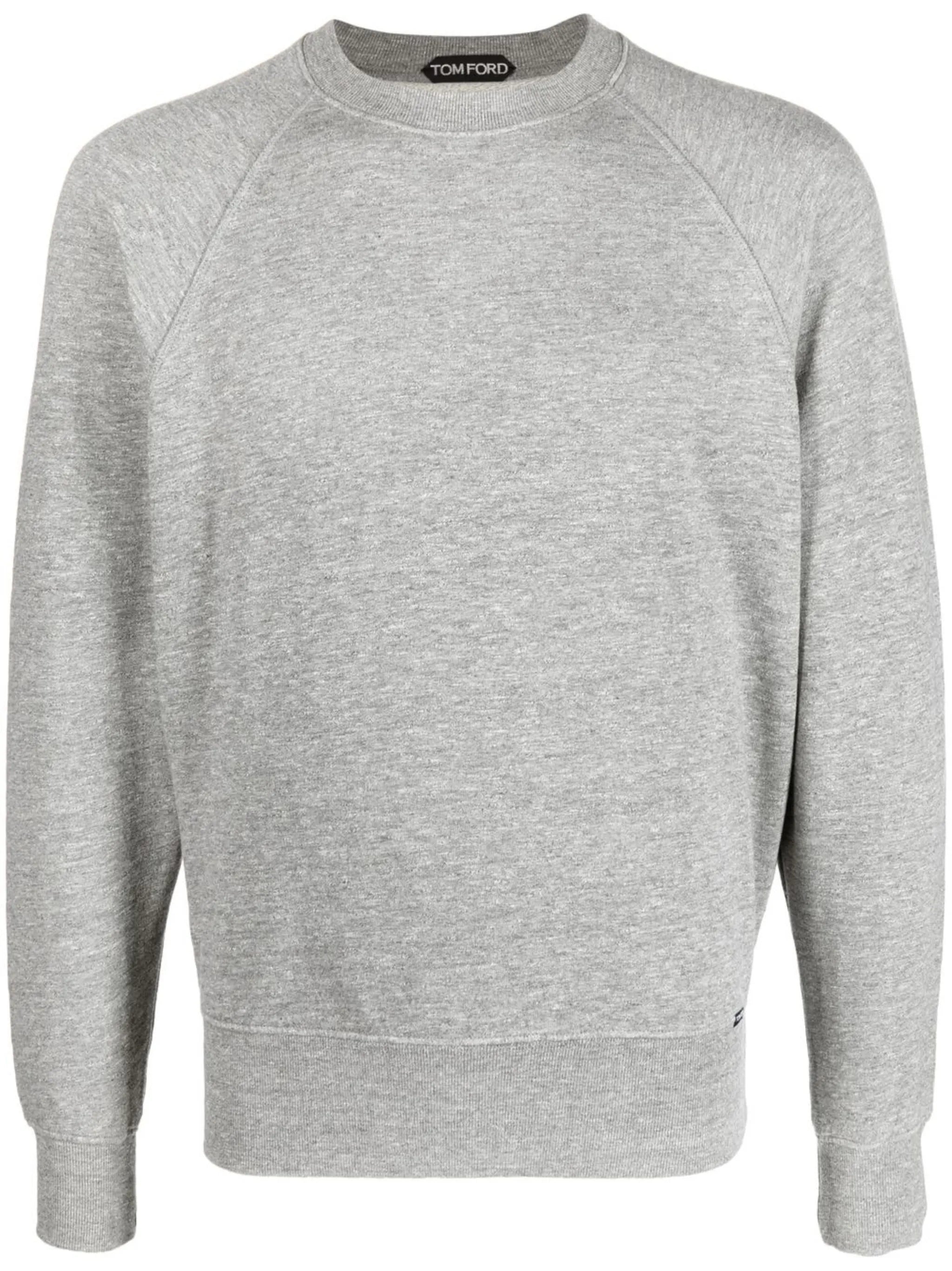 cotton crew neck sweatshirt