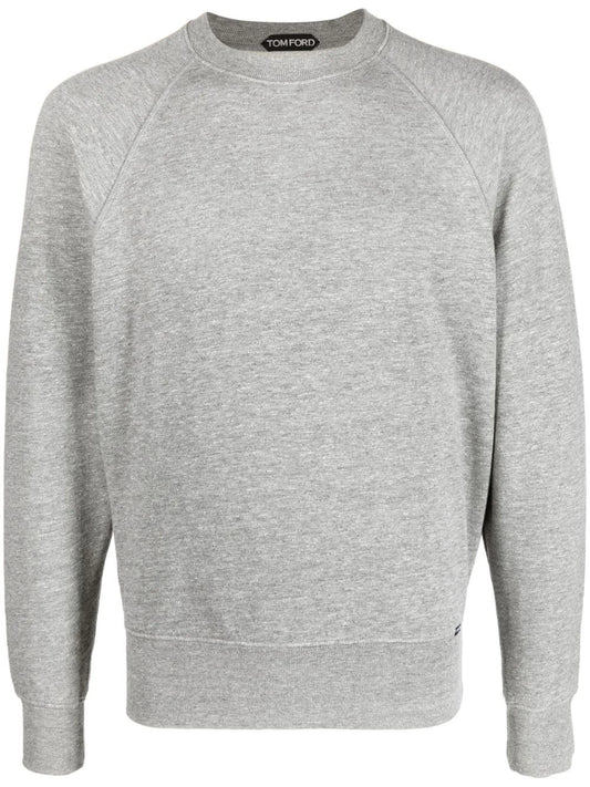 cotton crew neck sweatshirt