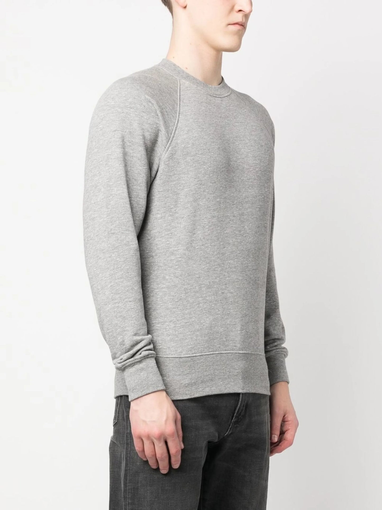 cotton crew neck sweatshirt
