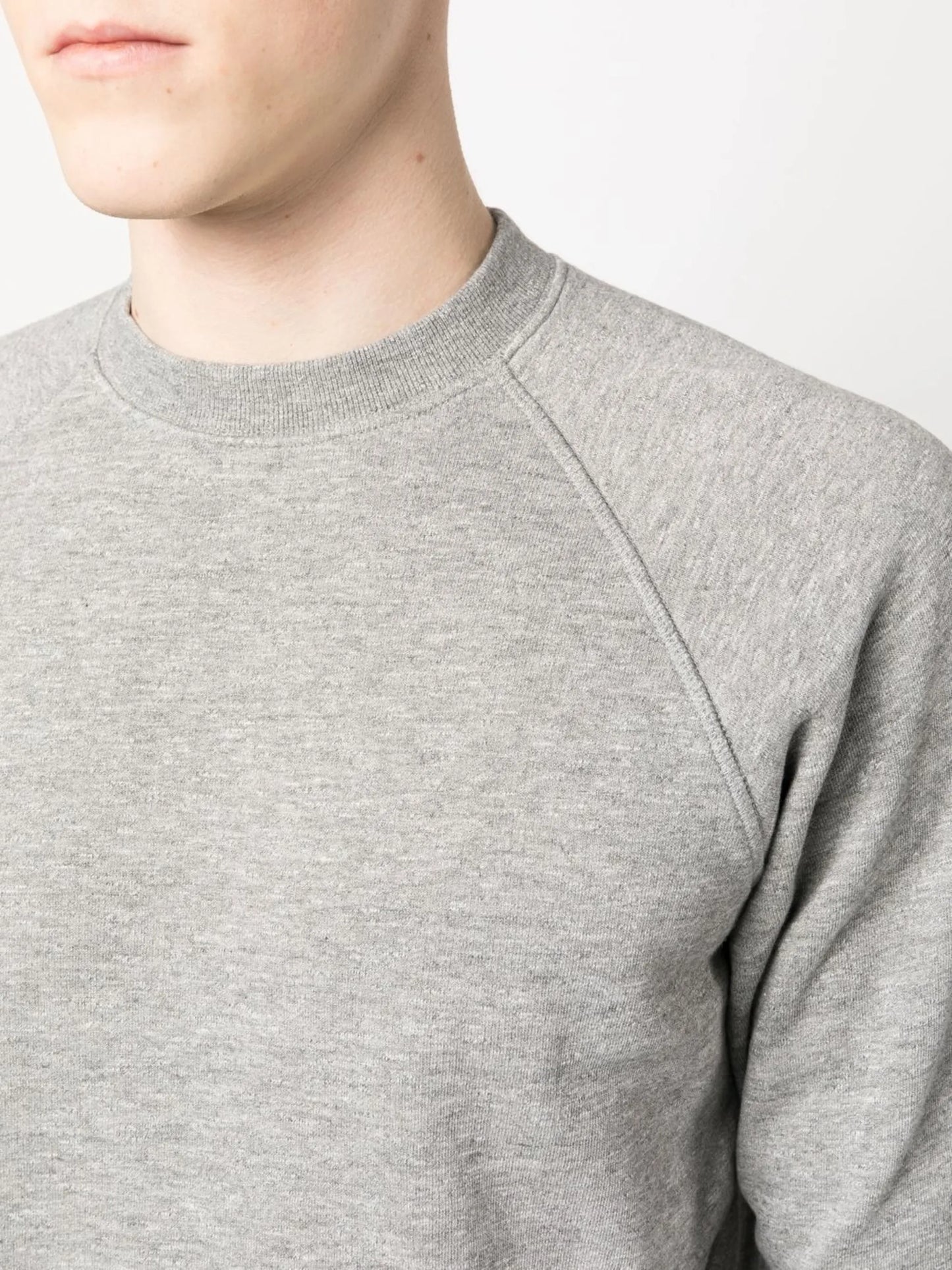 cotton crew neck sweatshirt