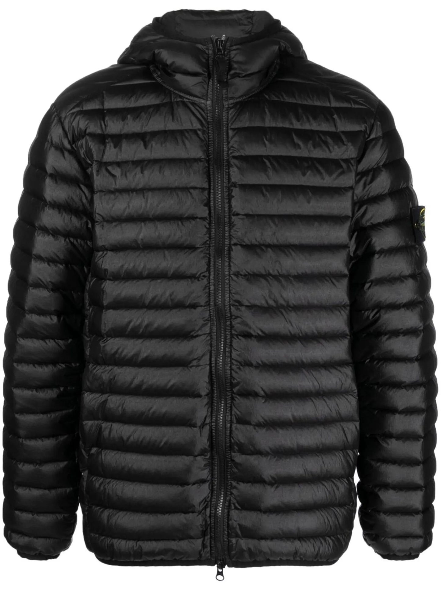 logo-patch padded down jacket