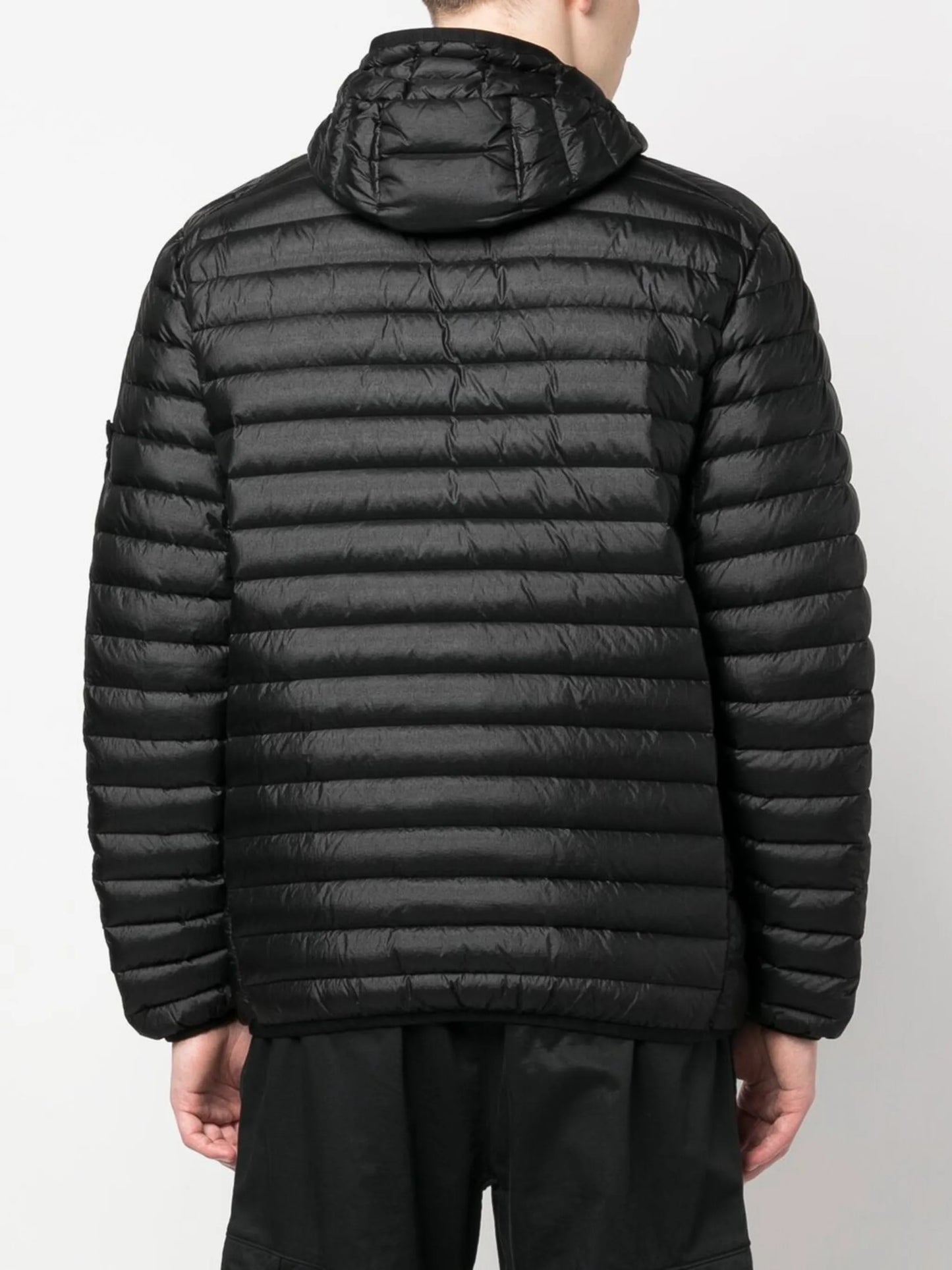 logo-patch padded down jacket