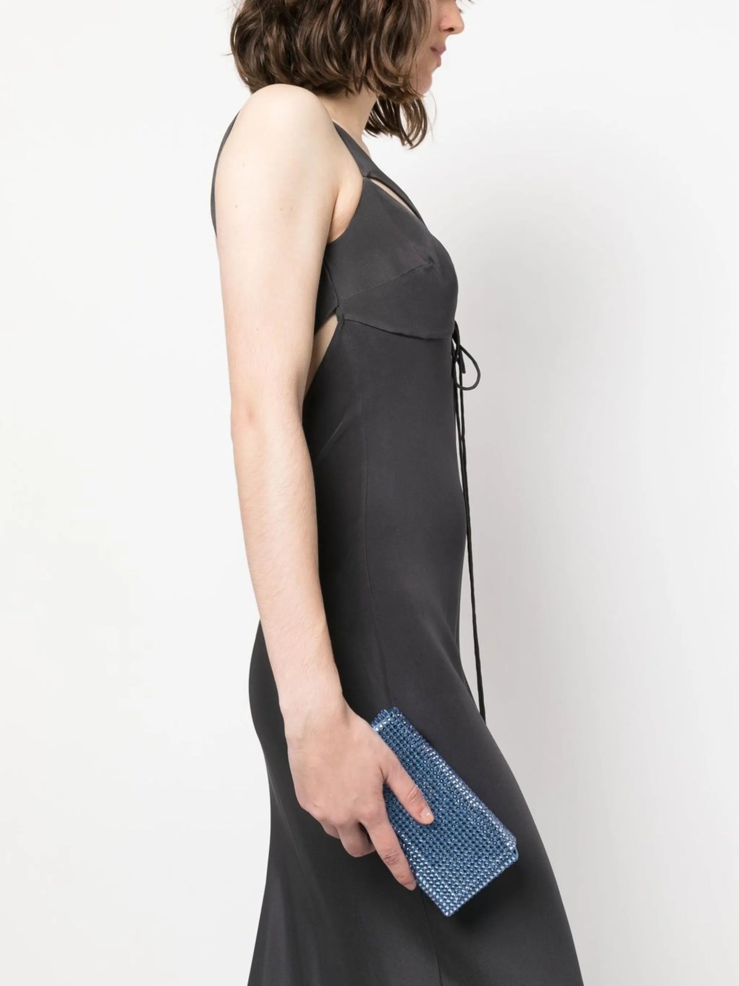 Superamina Paloma crystal-embellished clutch bag