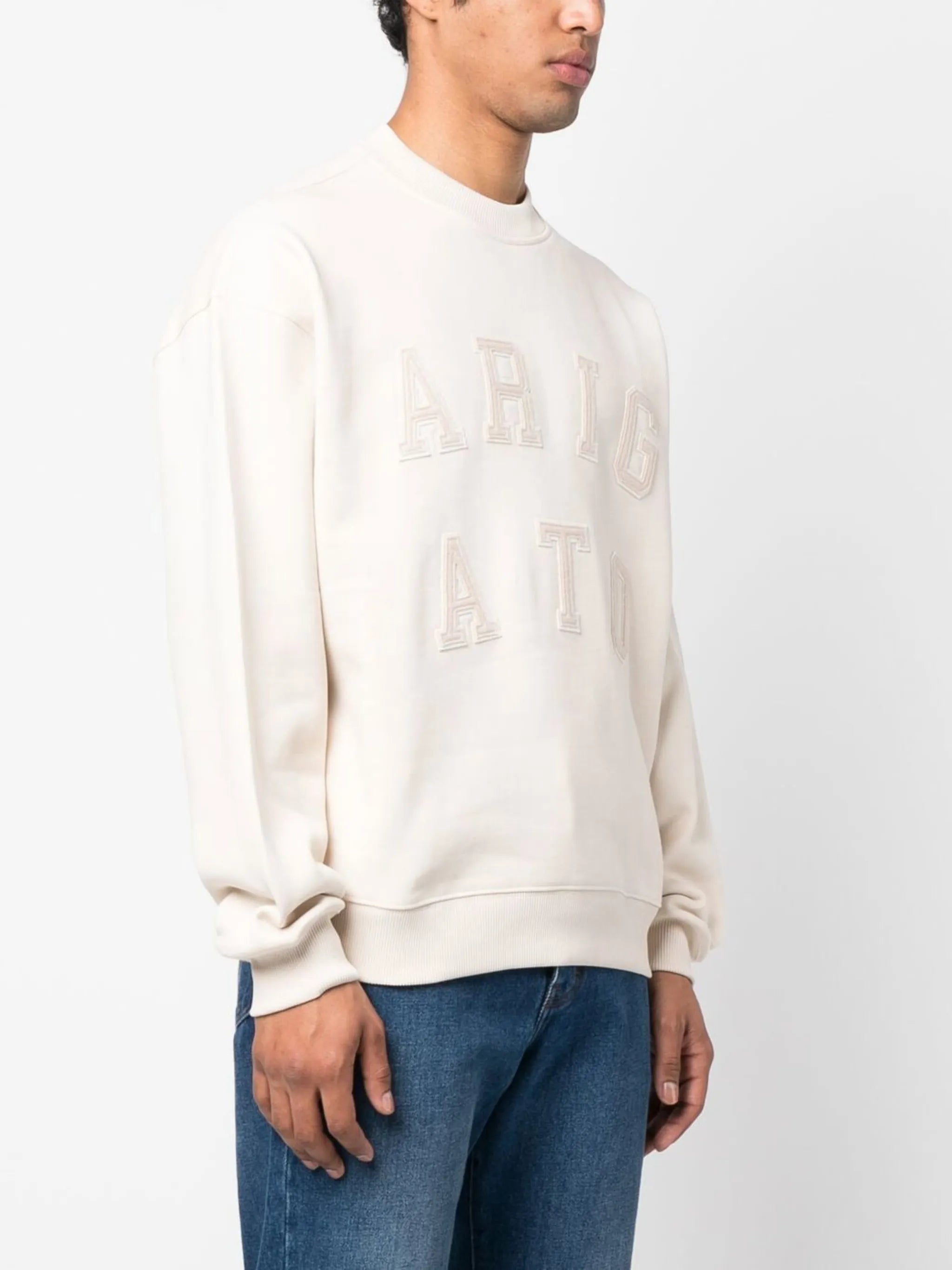 Legend logo-appliqué organic cotton T-shirt