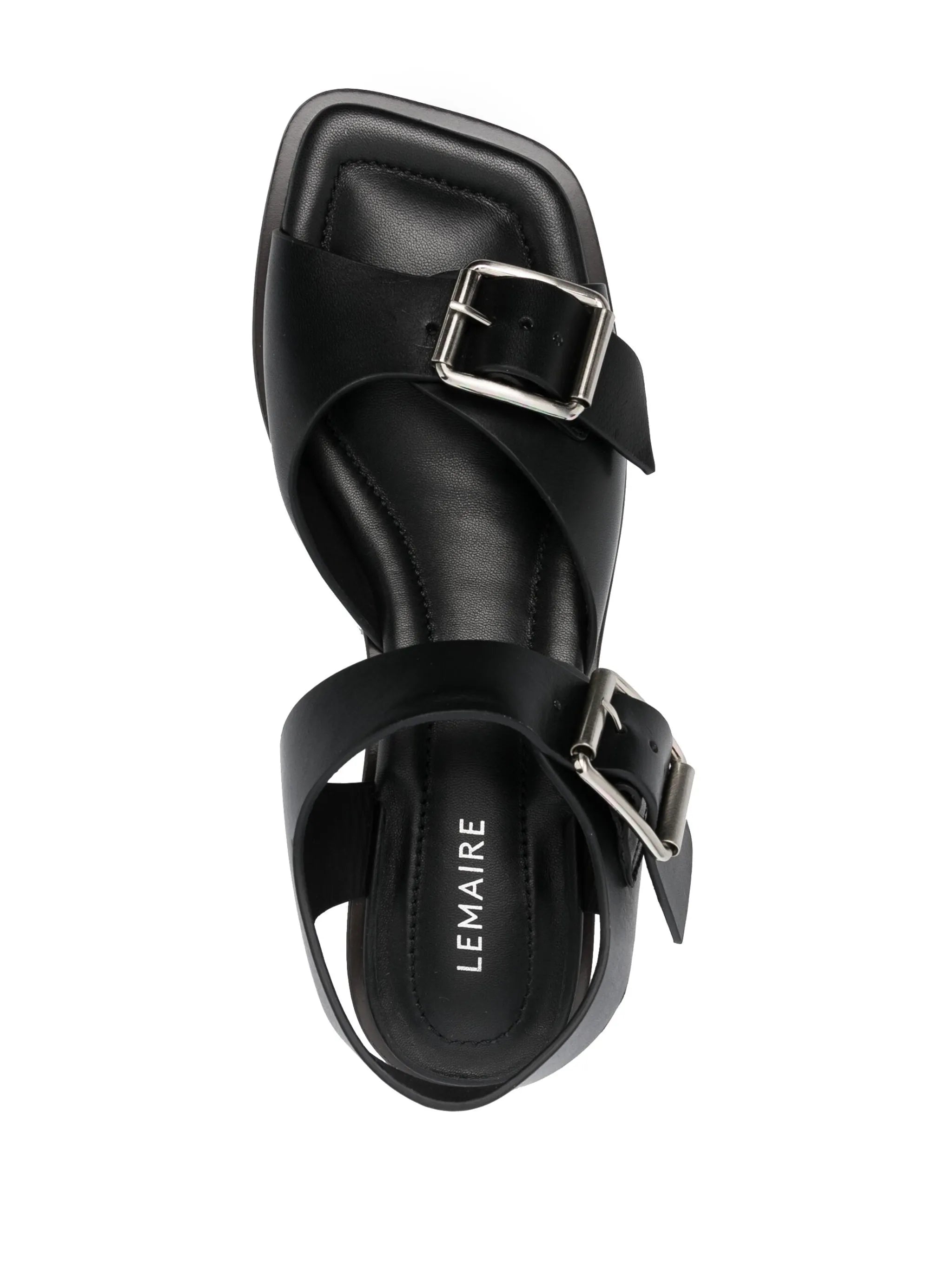 35mm double-buckle sandals