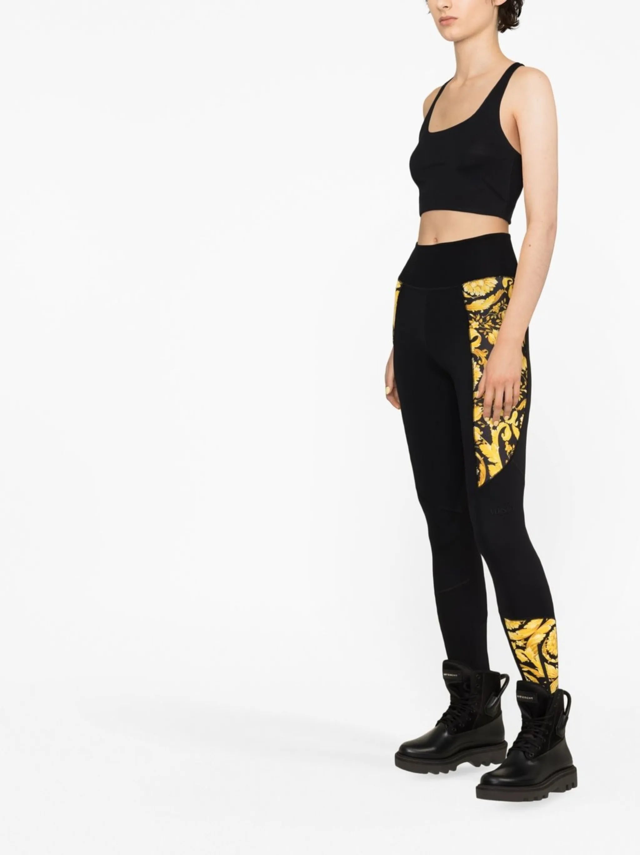 Barocco-print leggings